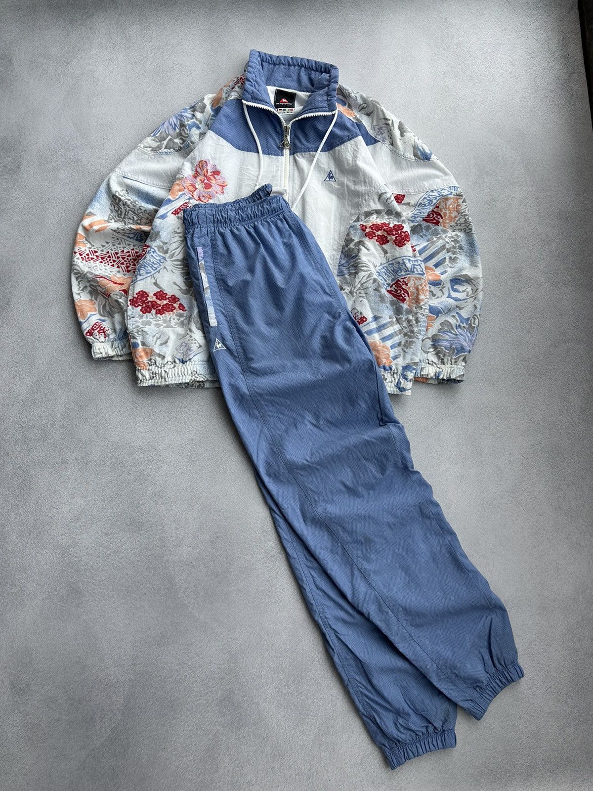 Le Coq Sportif Streetwear Vintage Vintage Le Coq Sportif Woman Floral 90s Tracksuit Grailed