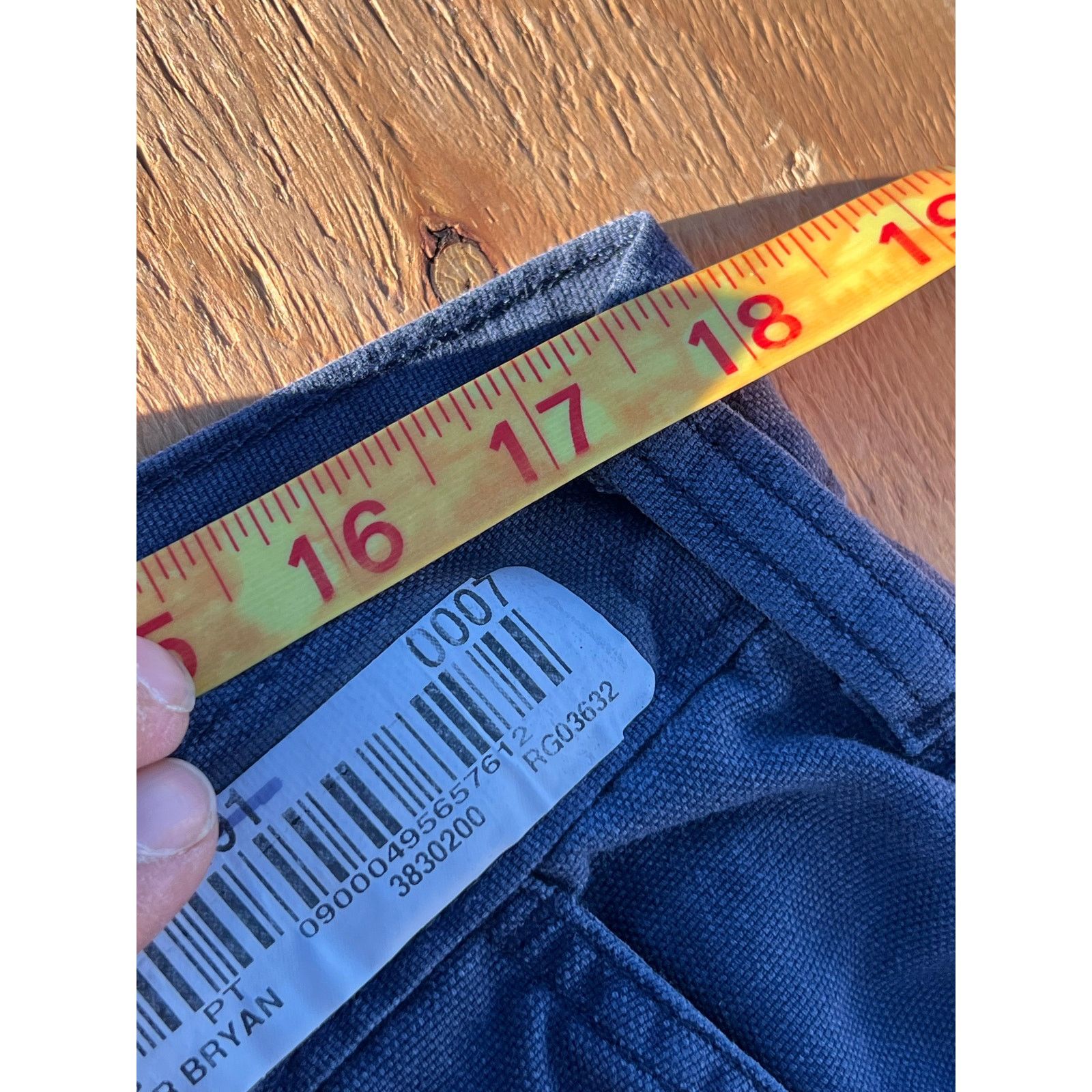 Carhartt Carhartt Men's Carpenter Pants 36 Navy Soft Canvas Dungaree Size US 36 / EU 52 - 7 Thumbnail
