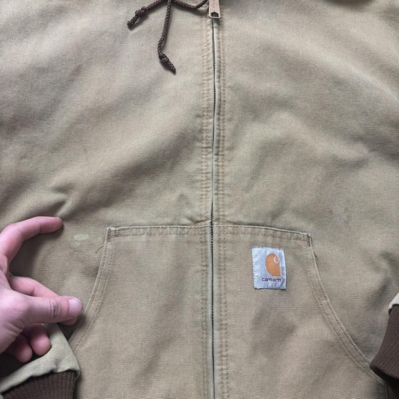 Carhartt Lime Green Carhartt Hooded workcoat Size US L / EU 52-54 / 3 - 4 Thumbnail