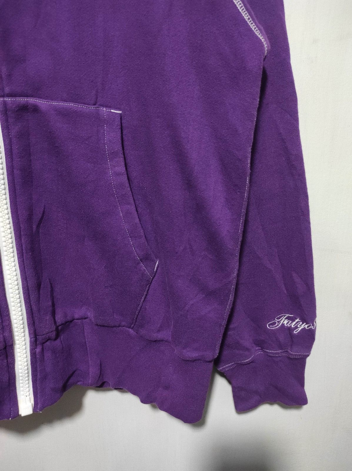 Japanese Brand Fat purple 🟣 zip fur hoodie ifsix LGB style Size US L / EU 52-54 / 3 - 6 Thumbnail