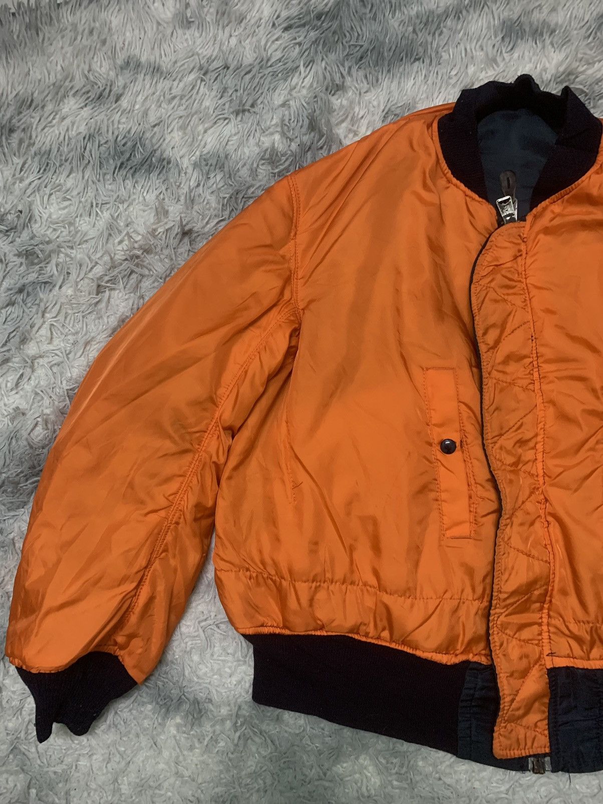 Alpha Industries × Vintage 90s ALPHA INDUSTRIES SUNFADED REVERSIBLE JACKET Size US L / EU 52-54 / 3 - 18 Thumbnail