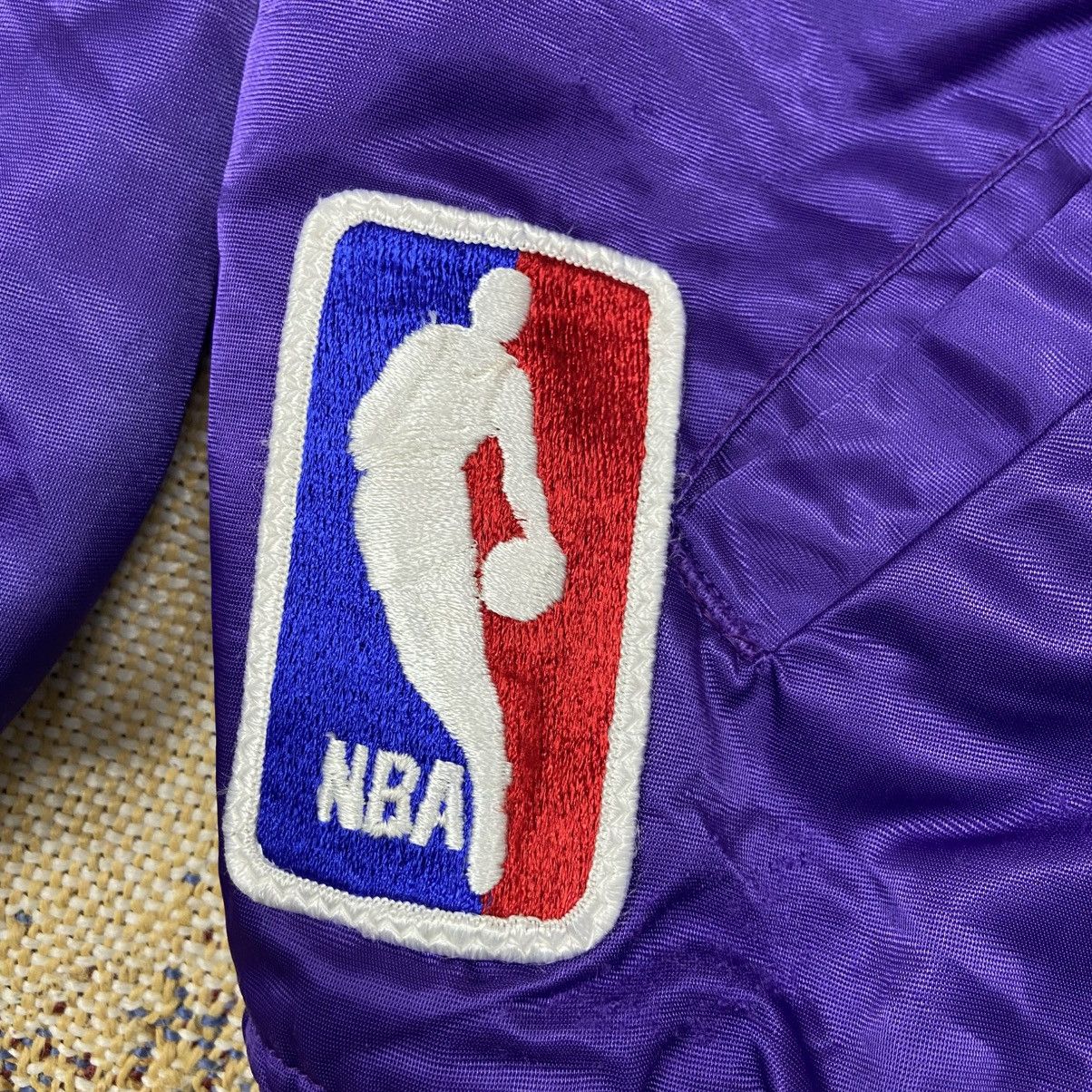 Starter Vintage Los Angeles Lakers Starter Satin Bomber Jacket Size US M / EU 48-50 / 2 - 6 Thumbnail