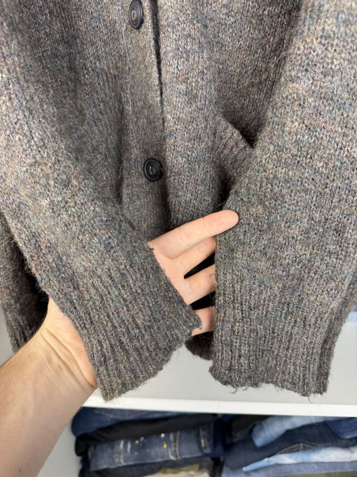Denim & Supply Ralph Lauren Denim & Supply Ralph Lauren Mohair Cardigan Size US M / EU 48-50 / 2 - 13 Thumbnail