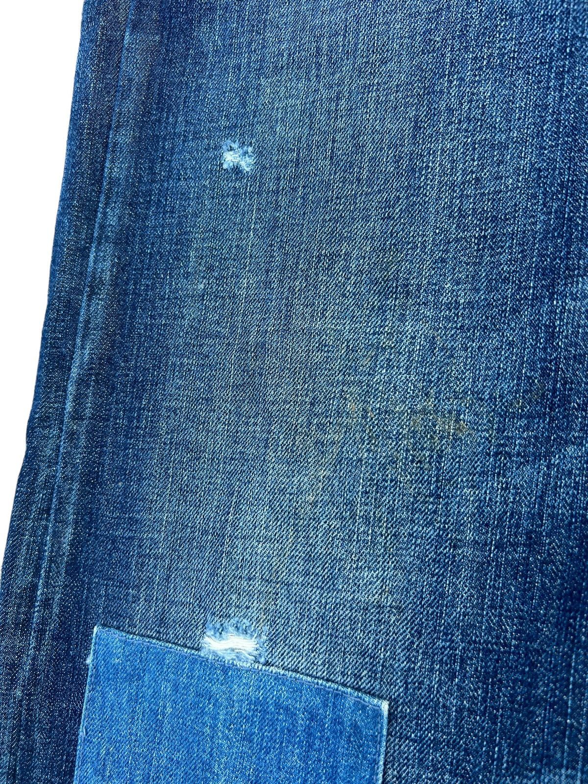 Rag & Bone Vintage Rag & Bone Distressed Patch Denim Flare Jeans Size US 30 / EU 46 - 9 Thumbnail