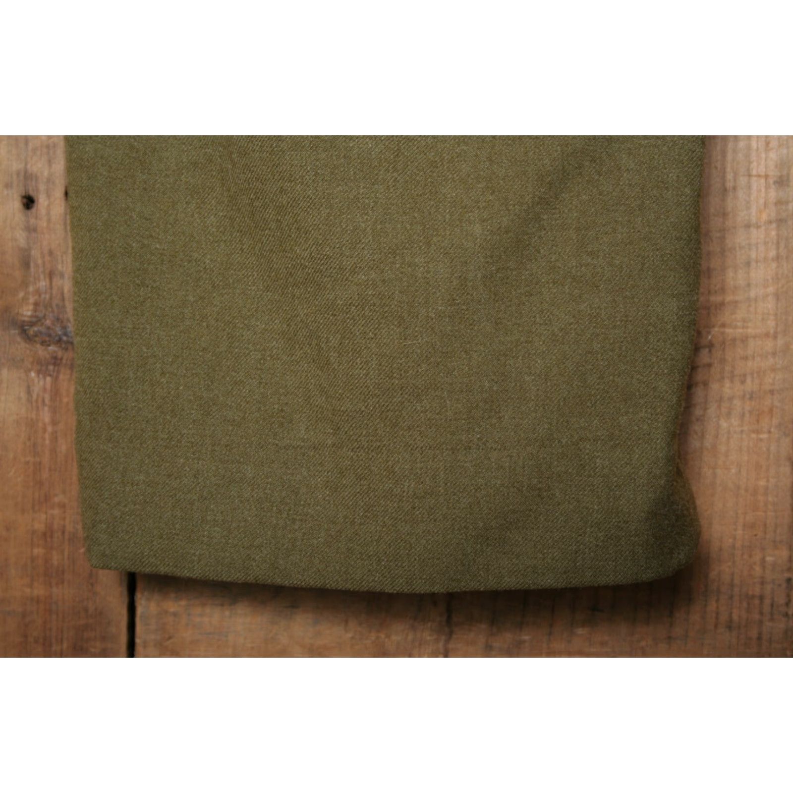Olive VINTAGE Serge OD Olive Green Wool Military Army Officer Pants Sz. 29x28 Size US 29 - 5 Thumbnail