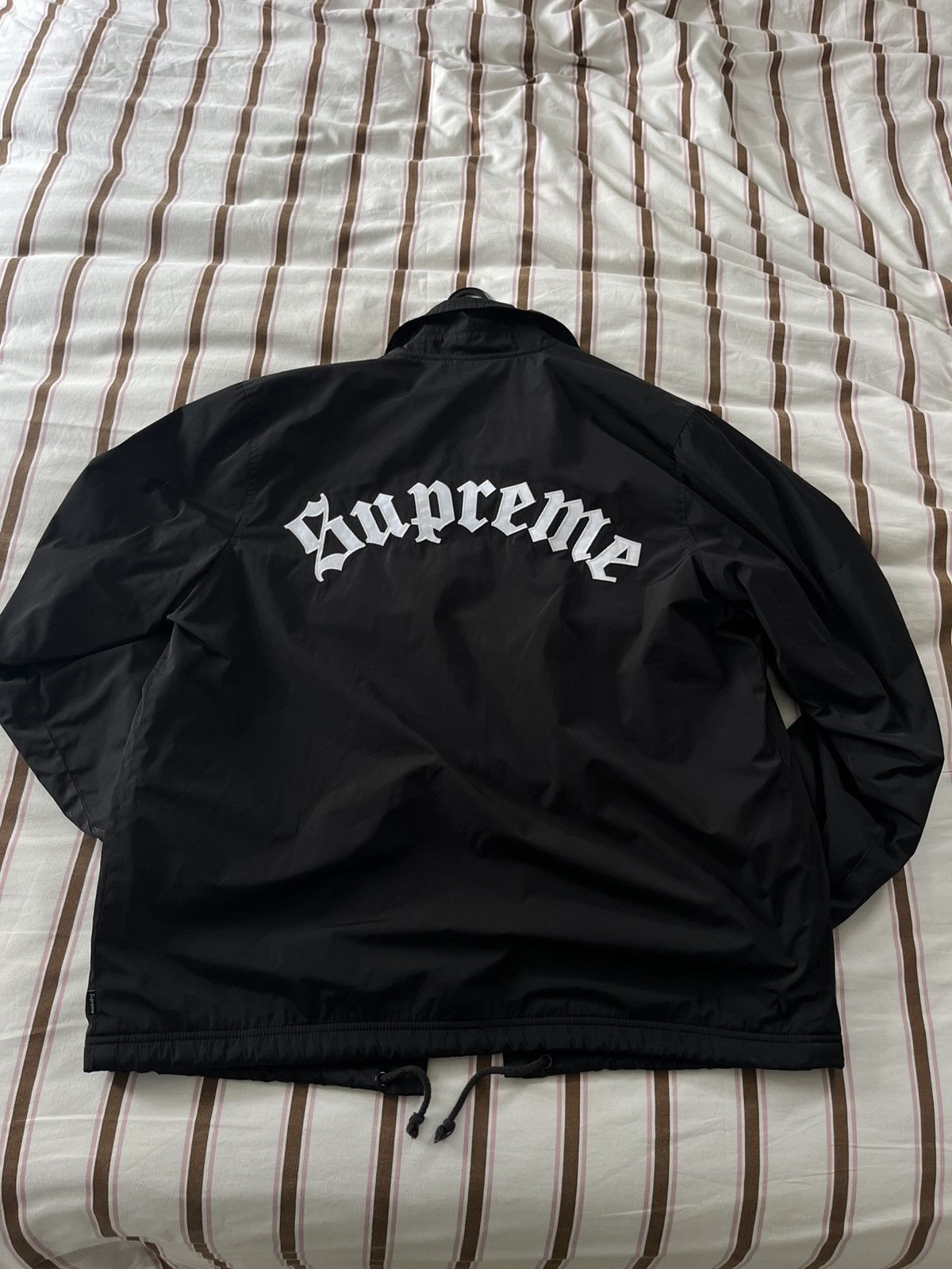 Supreme Supreme Old English Coaches Jacket Size US L / EU 52-54 / 3 - 2 Thumbnail