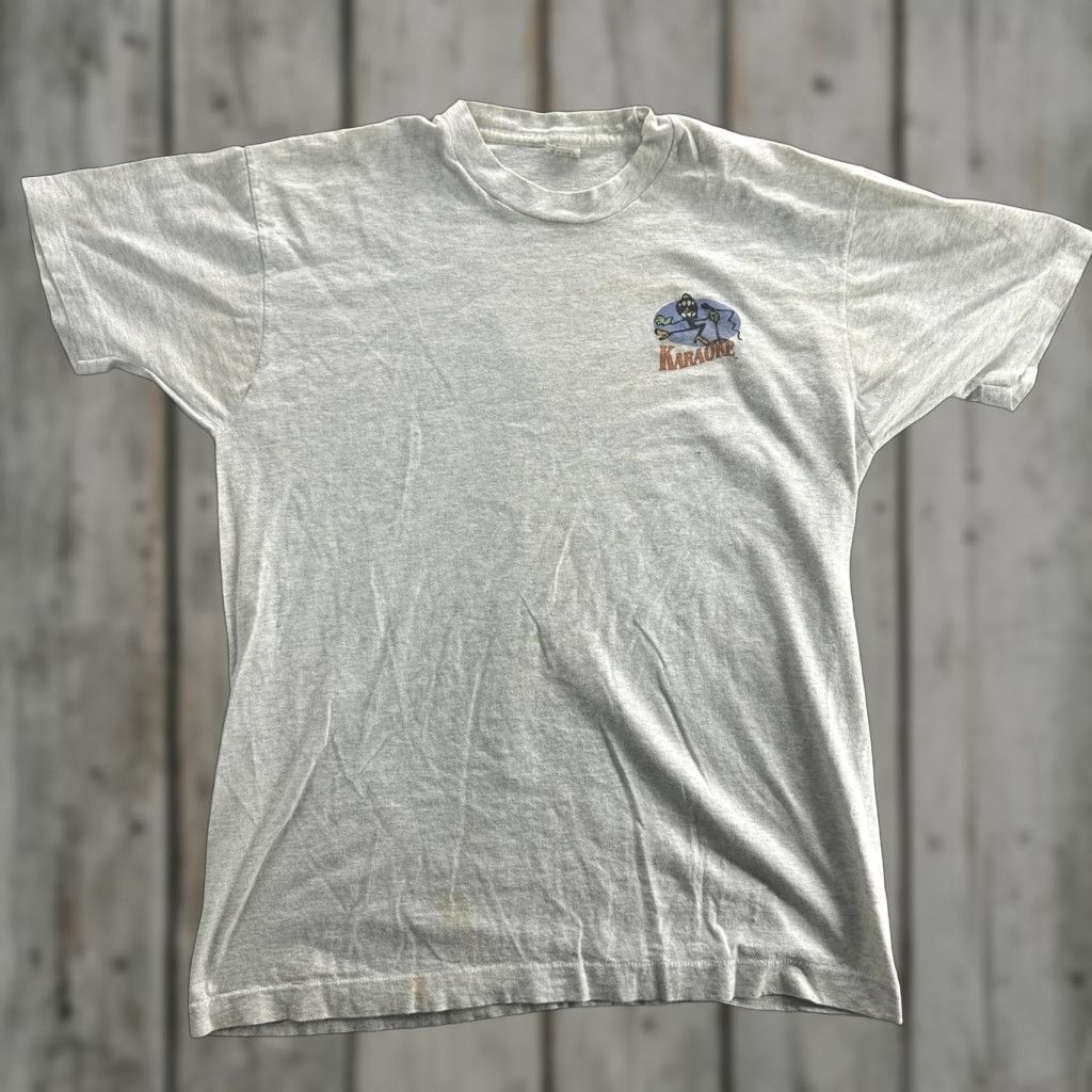 Fruit Of The Loom VINTAGE Fruit of the Loom T-Shirt Men XL Music Karaoke 90s Graphic Short Sleeve Made USA Size US XL / EU 56 / 4 - 1 Thumbnail