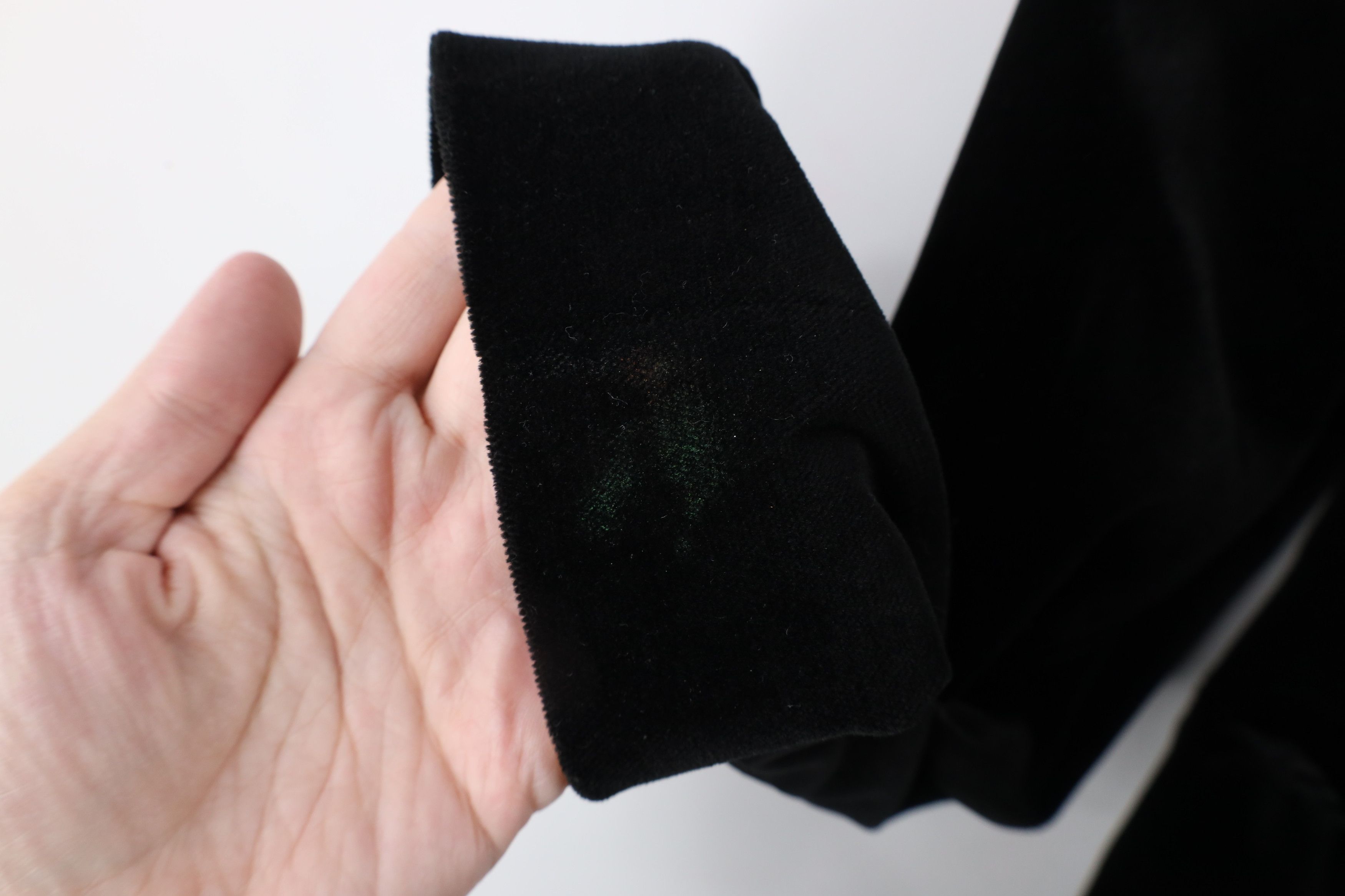 Diane von Furstenberg × Vintage Diane von Furstenberg Lucille Velvet Velour Jacket Black Size M / US 6-8 / IT 42-44 - 6 Thumbnail
