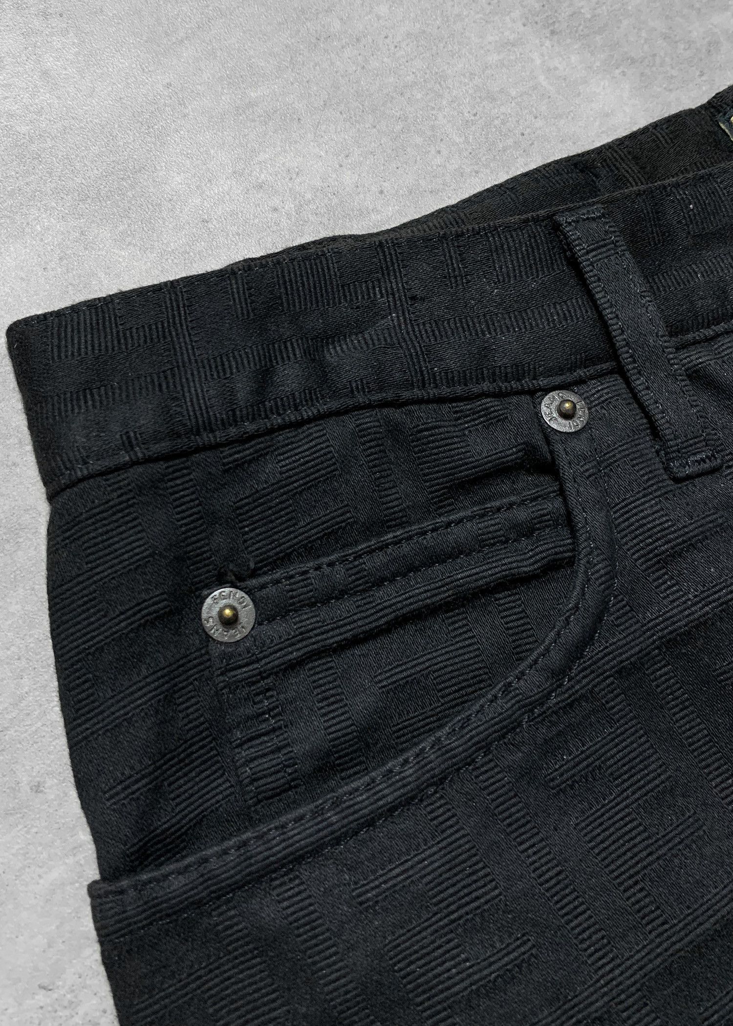 Fendi Vintage Fendi Zucca Monogram Denim Jeans - 30 Size US 30 / EU 46 - 5 Thumbnail