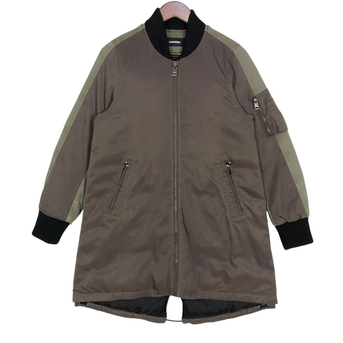 Diesel Vintage Diesel Down Parka Jacket Unisex Zipp Up Size S Size S / US 4 / IT 40 - 1 Thumbnail
