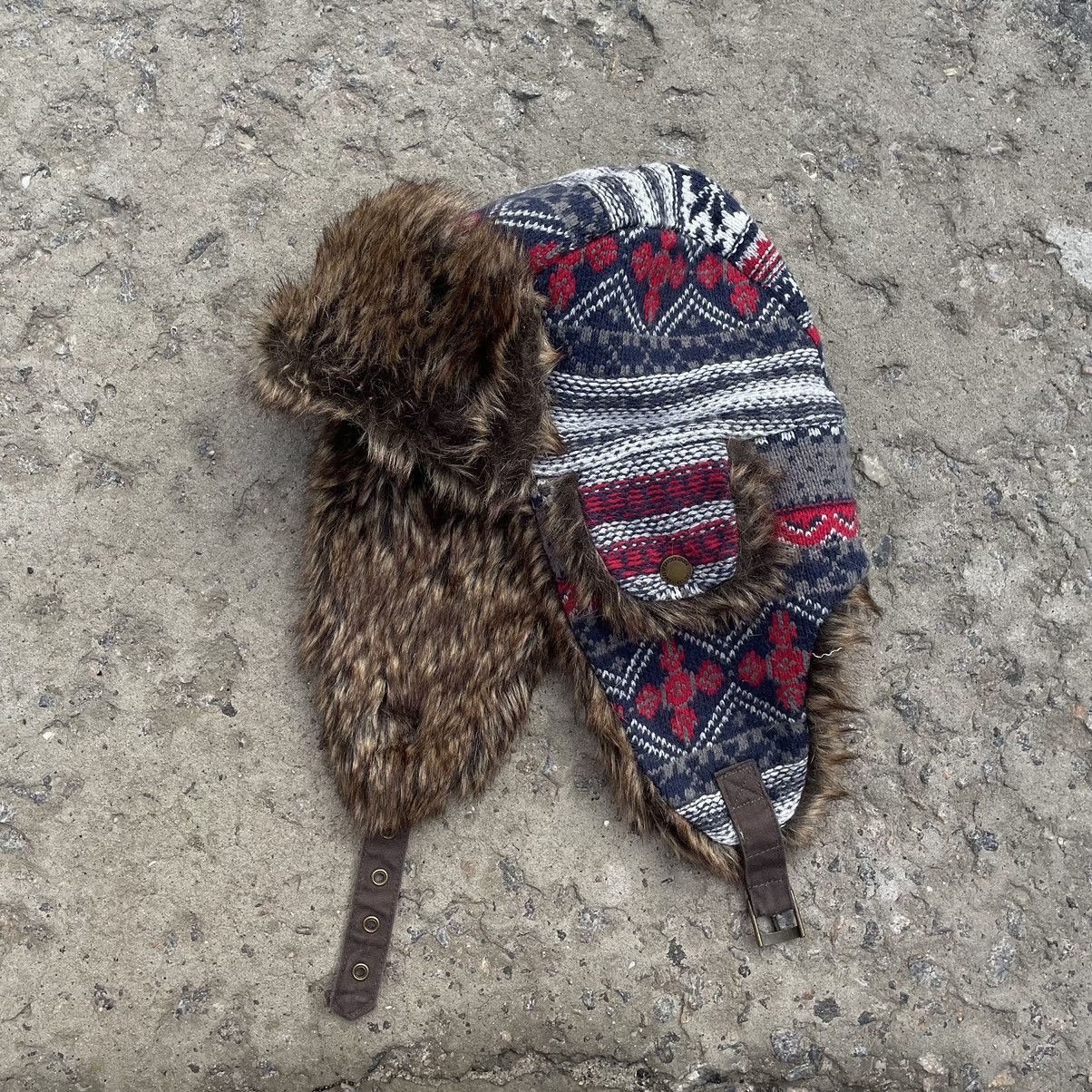 If Six Was Nine × Japanese Brand × Y/Project Vintage Fur Fear Trapper Y2K 90s Cap Hat Style Norway Size ONE SIZE - 1 Thumbnail