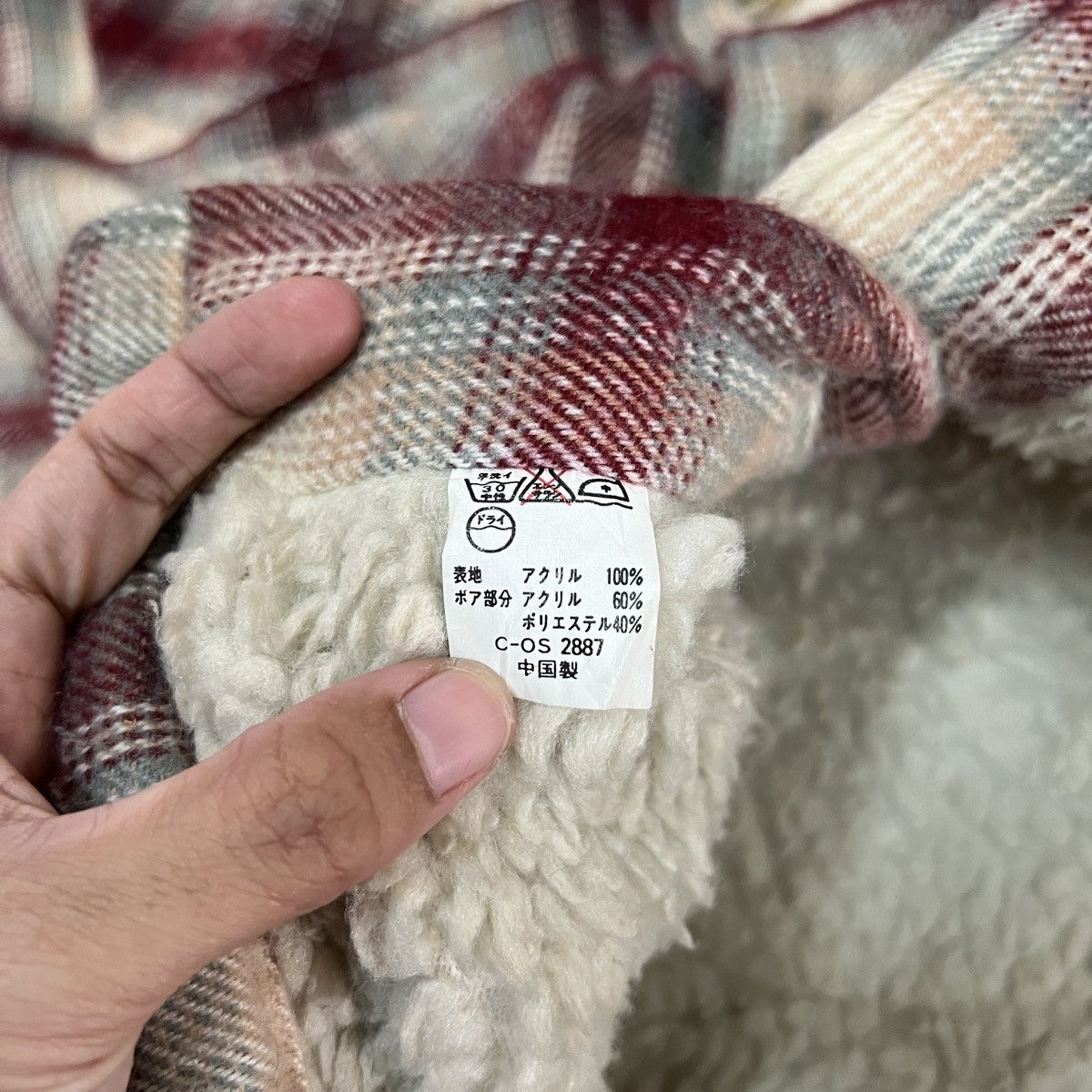 Japanese Brand 🔥 VINTAGE DODGEST PLAID CHECK FLANNEL SHEARLING CPO JACKET Size US L / EU 52-54 / 3 - 16 Thumbnail