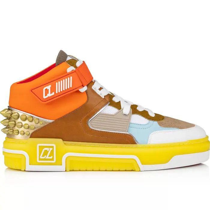 Christian Louboutin o1s1wg110325 Astroloubi Mid Flat Calf in Multicolor Size US 10.5 / EU 43-44 - 2 Thumbnail