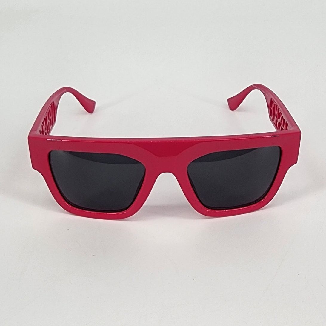 Versace Versace 90s Vintage Logo Bright Pink Unisex Sunglasses Size ONE SIZE - 10 Thumbnail