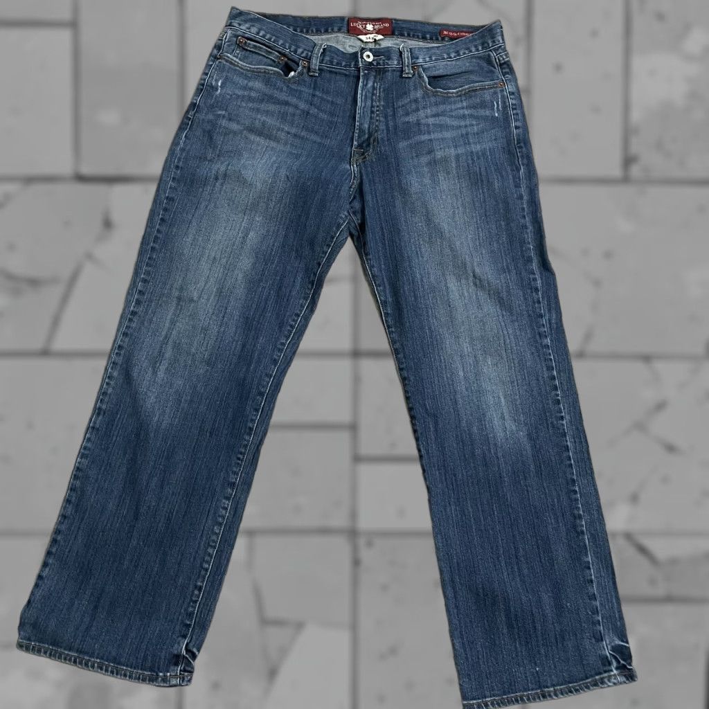 Lucky Brand Lucky Brand Vintage Straight Blue Jeans Mens Size 34 Inseam 30 Size US 34 / EU 50 - 1 Thumbnail