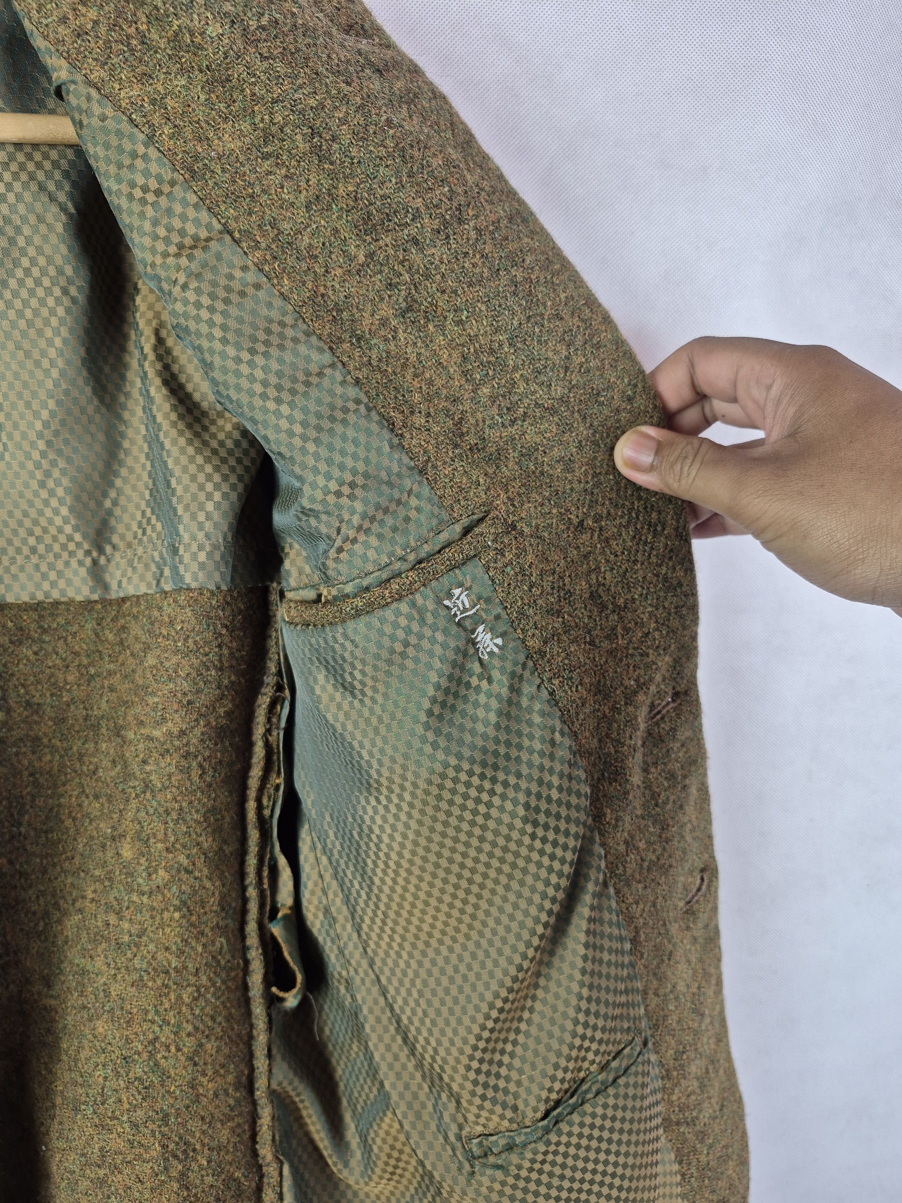 Harris Tweed 🔥 Harris Tweed Hand Woven Light Weight Suits Blazer Coat Size 40R - 14 Thumbnail