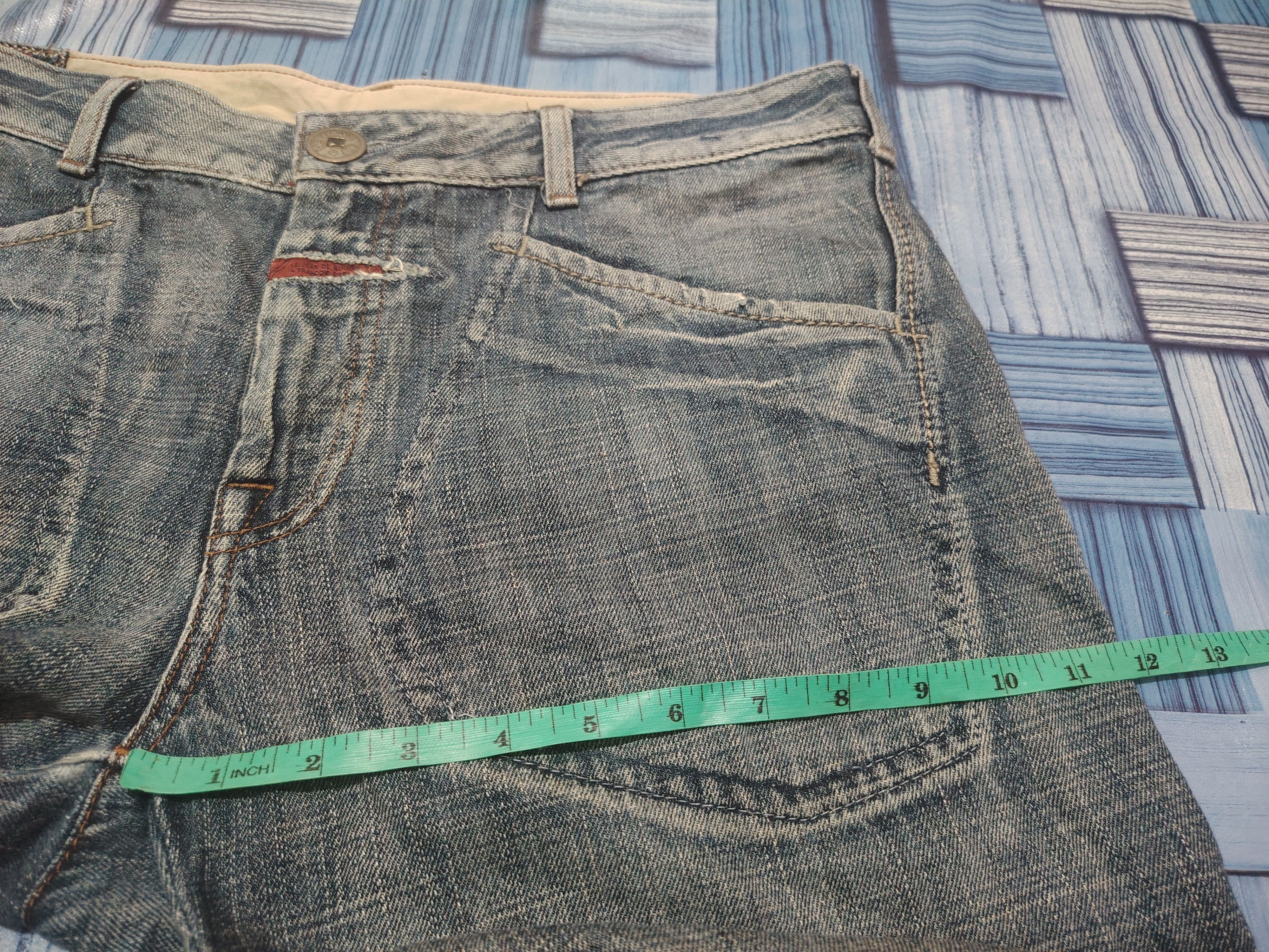 Marithe + Francois Girbaud Japanese Marithe Francois Girbaud Baggy Style Flare Jeans Size US 35 - 23 Thumbnail