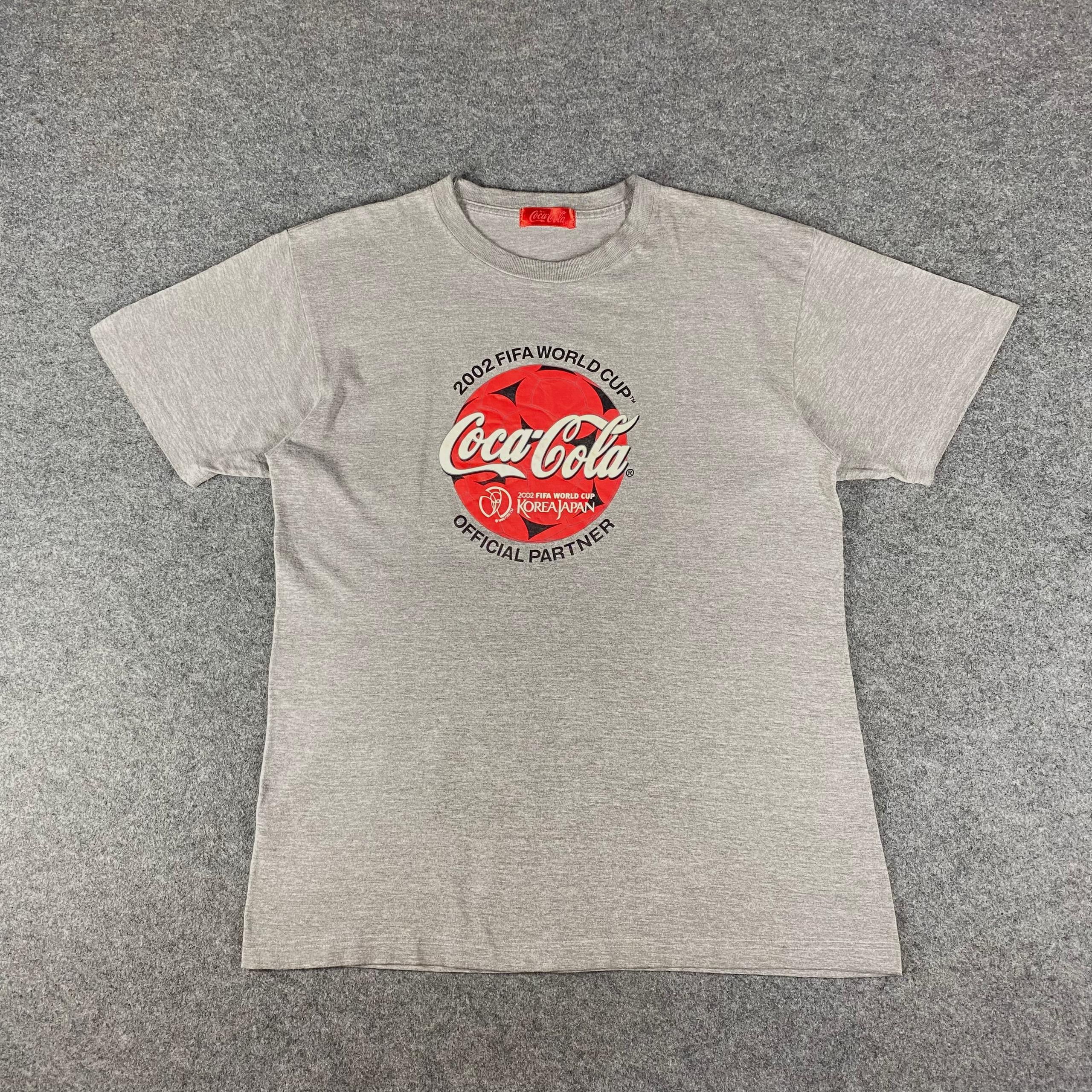 Coca Cola Vintage 2002 Coca Cola Fifa World Cup Korea Japan Tshirt Size US L / EU 52-54 / 3 - 1 Thumbnail