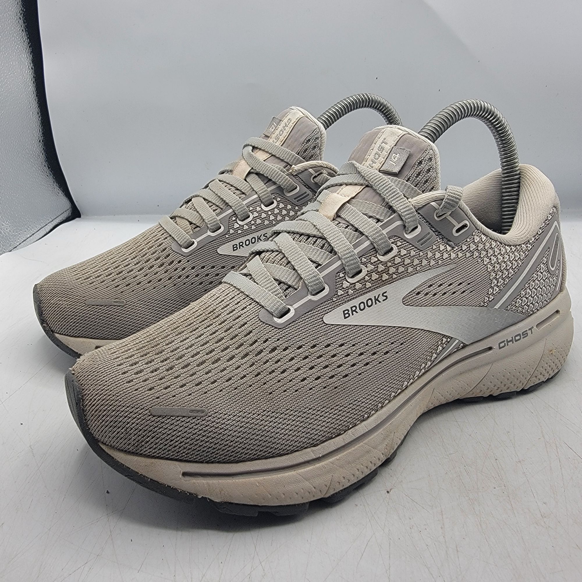 Brooks Brooks Ghost 14 Womens 7.5 Gray Athletic Running Shoes Sneak Size US 7.5 / IT 37.5 - 4 Thumbnail