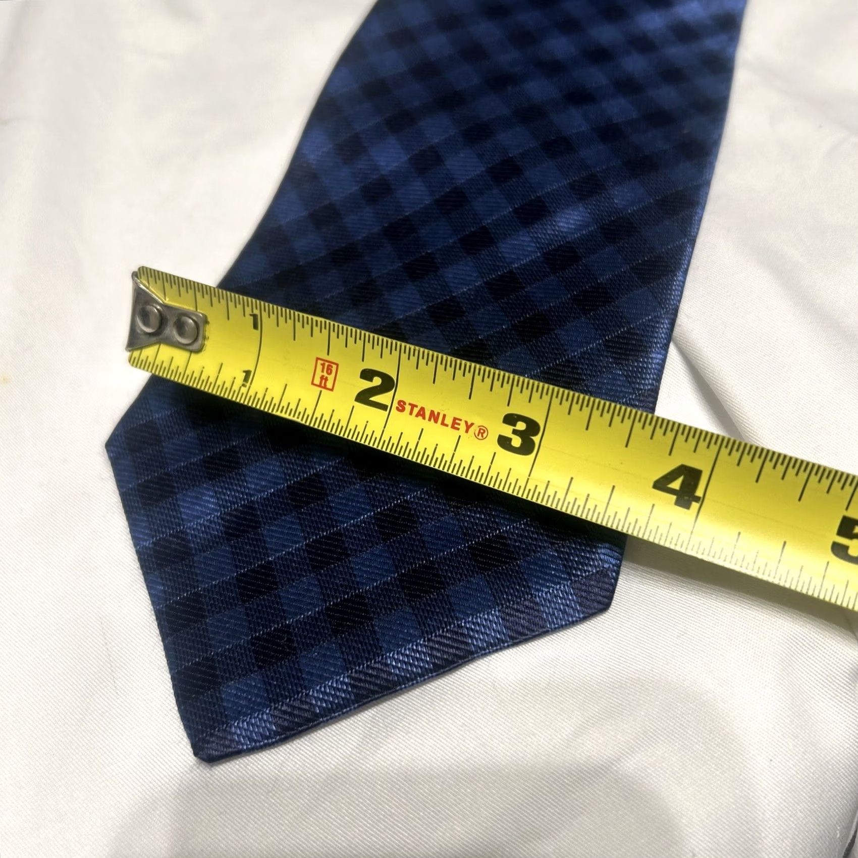 Brooks Brothers Brooks Brothers Tie Geometric 100% Silk USA Made Blue Mens Classic Width Multicolor Designer Adjustable Width Hand Made No Size ONE SIZE - 7 Thumbnail