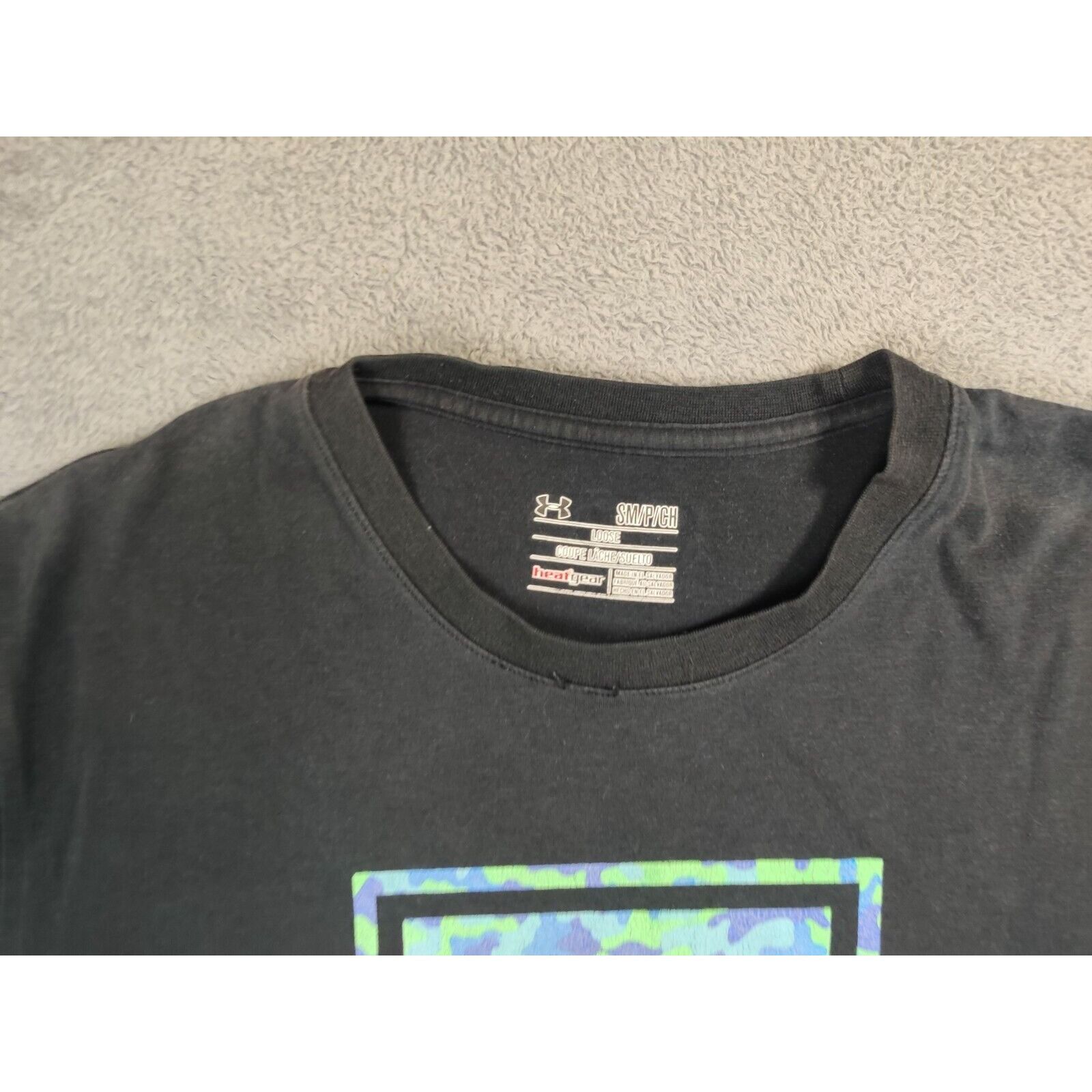 Under Armour Under Armour Shirt Adult Mens Small Black Multi-Color Logo Size US S / EU 44-46 / 1 - 9 Thumbnail