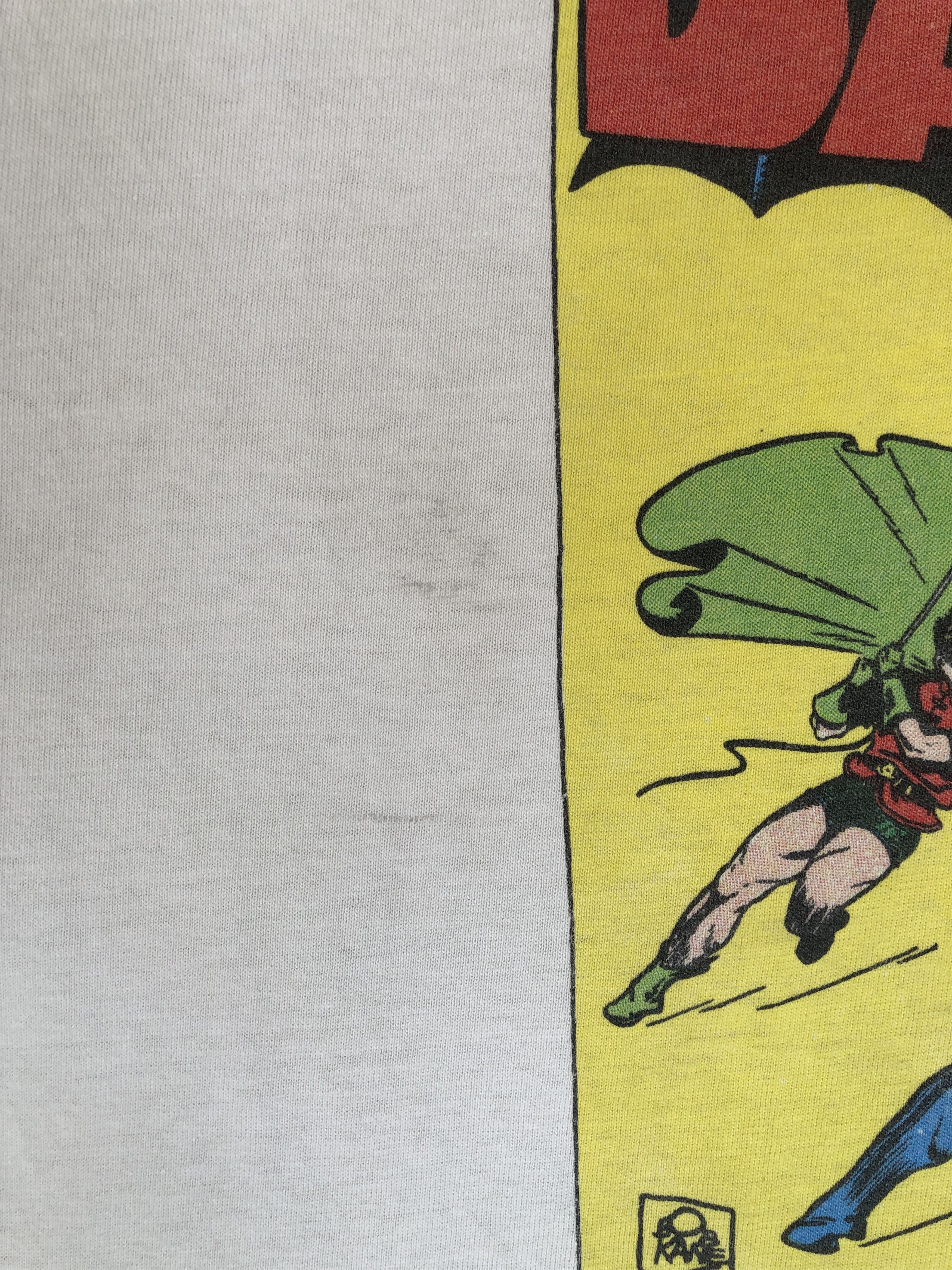 Vintage Vintage 80s BATMAN #1 Comic Book Cover Tee Size US XL / EU 56 / 4 - 8 Thumbnail