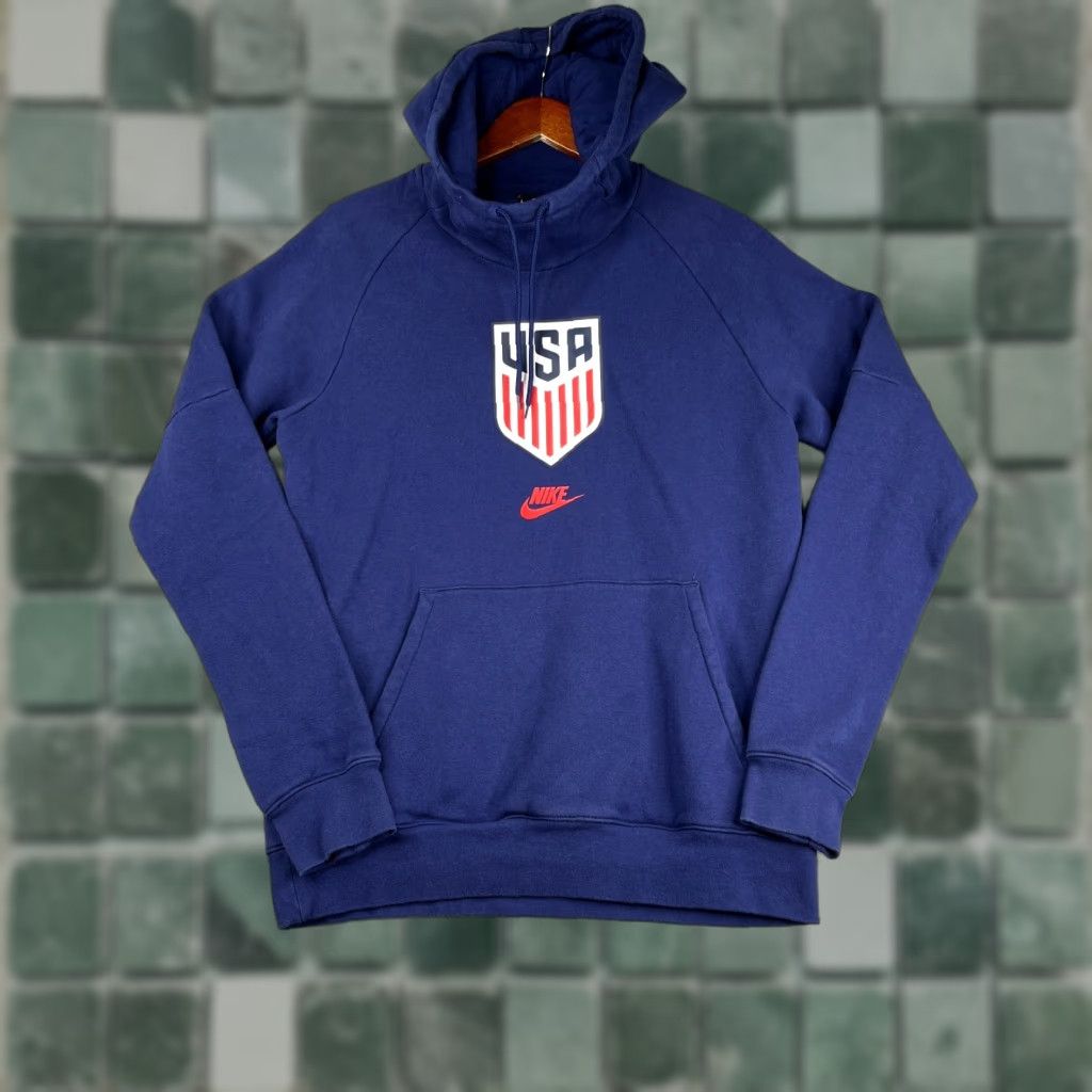 Nike Nike USA Print Hoodie Sweatshirt Pullover Thumbholes Mens Small Pocket Size US S / EU 44-46 / 1 - 1 Thumbnail