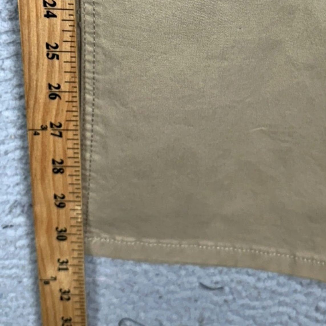 Vintage Member's Mark Mason Pants Mens 36X32 Khakis Straight 5-Pocket Stretch Tan Size US 36 / EU 52 - 6 Thumbnail