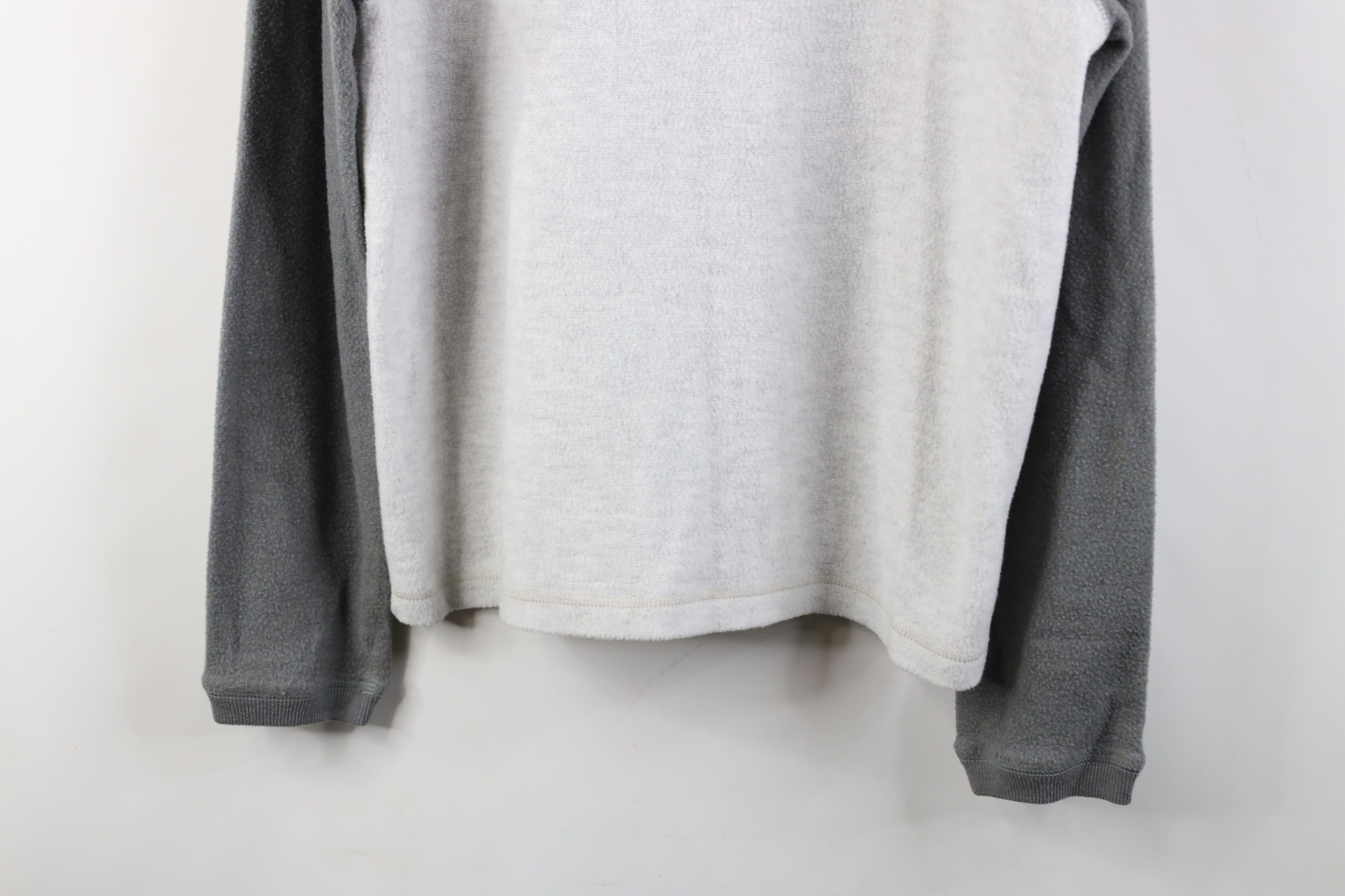 Vintage Vintage Y2K Streetwear Block Fleece Lightweight Sweater Size US L / EU 52-54 / 3 - 3 Thumbnail