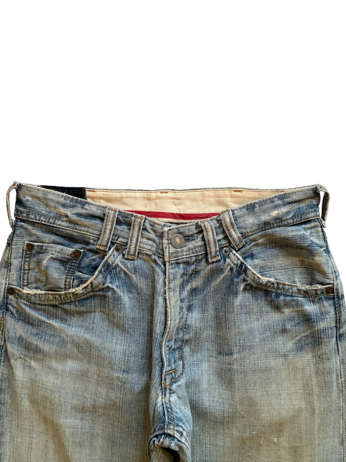 Japanese Brand Vintage Japanese Brand Mud Wash Distressed Baggy Jeans Size US 31 - 4 Thumbnail