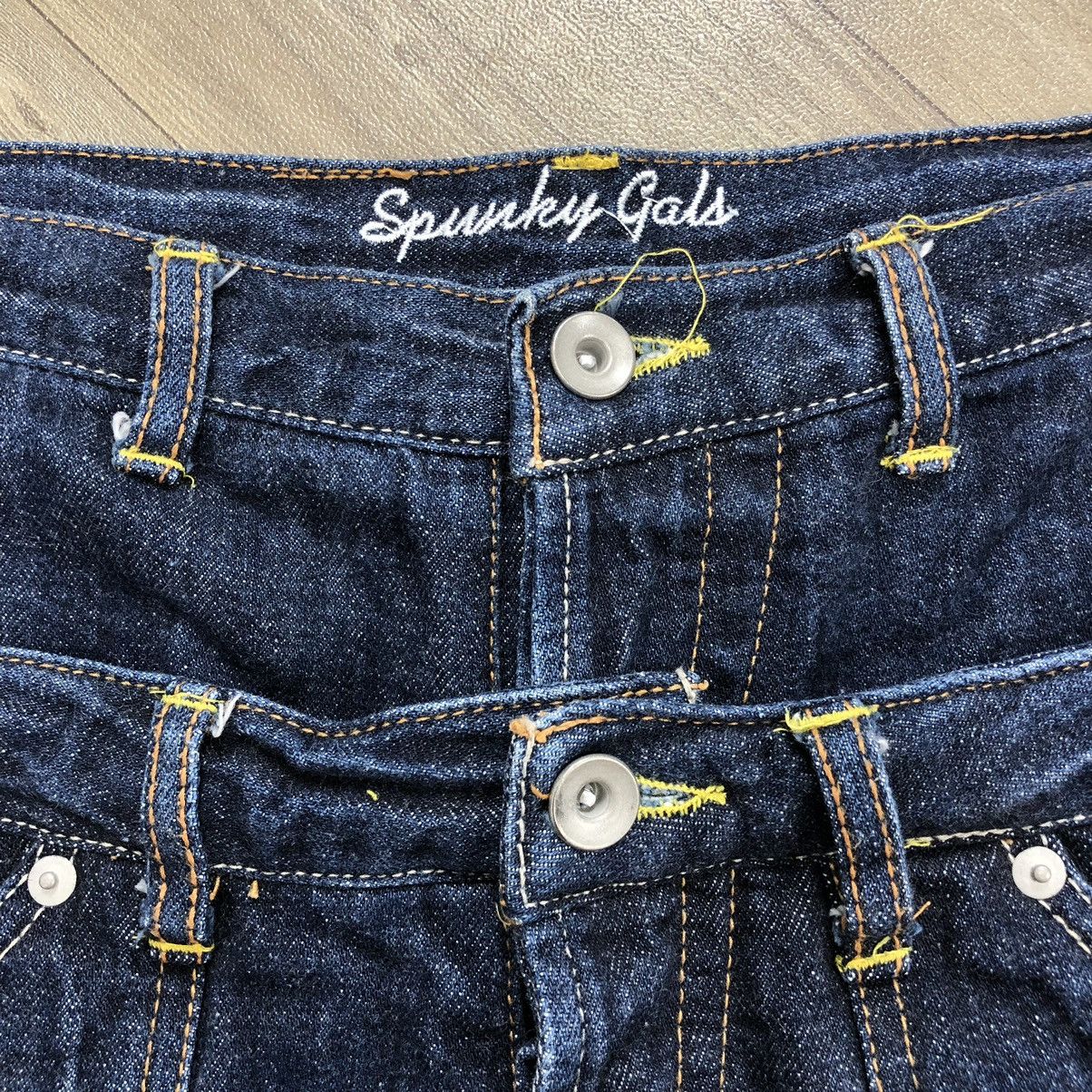 If Six Was Nine × Japanese Brand × PPFM Y2K Spunky Gals Double Waist Multipocket Bust Pants Jeans Size US 36 / EU 52 - 4 Thumbnail