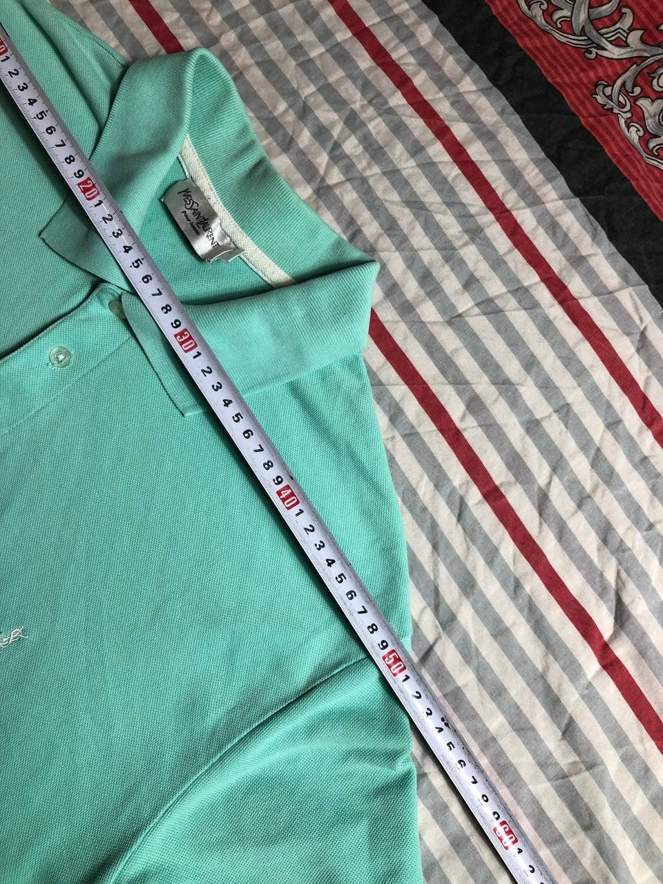 Yves Saint Laurent Vintage Yves Saint Laurent Big Logo YSL Polo T Shirt Size US XL / EU 56 / 4 - 6 Thumbnail
