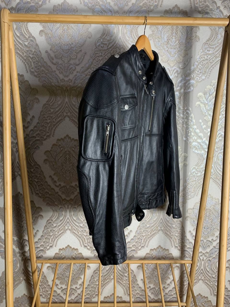 Harley Davidson × Vintage VERY RARE TRIUMPH LEATHER JACKET MOTOR CYCLES JAPAN STYLE Size US M / EU 48-50 / 2 - 7 Thumbnail