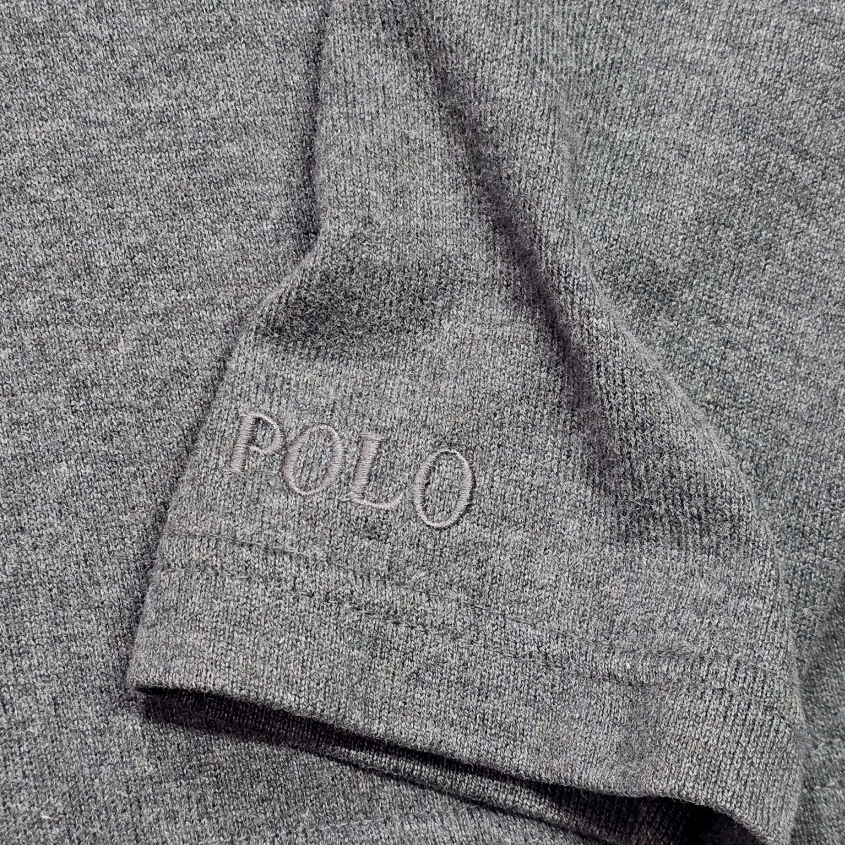 Polo Ralph Lauren VINTAGE Polo Ralph Lauren Sweater Mens M Gray Long Sleeve Crew Neck Preppy Cotton Knit Pullover Embroidered Logo Classic Size US M / EU 48-50 / 2 - 7 Thumbnail
