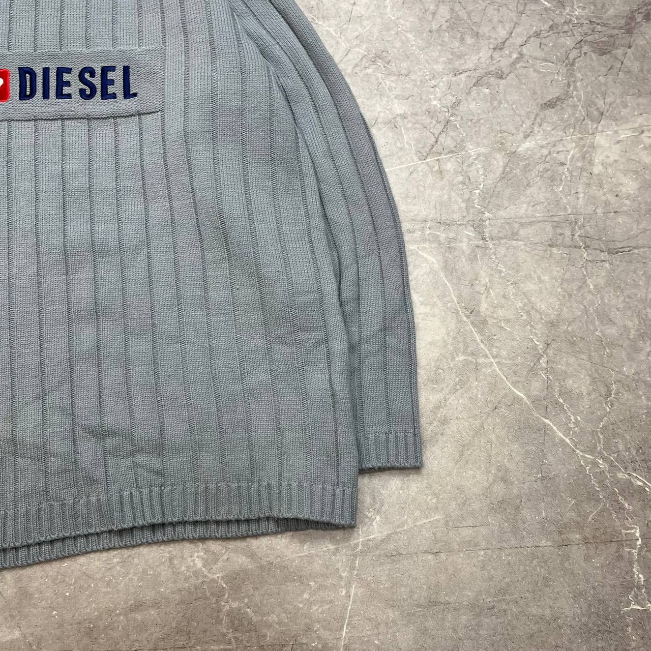 Diesel Diesel Big Logo Sweater Sweatshirt Knitwear Knitting Vintage Size US XL / EU 56 / 4 - 16 Thumbnail