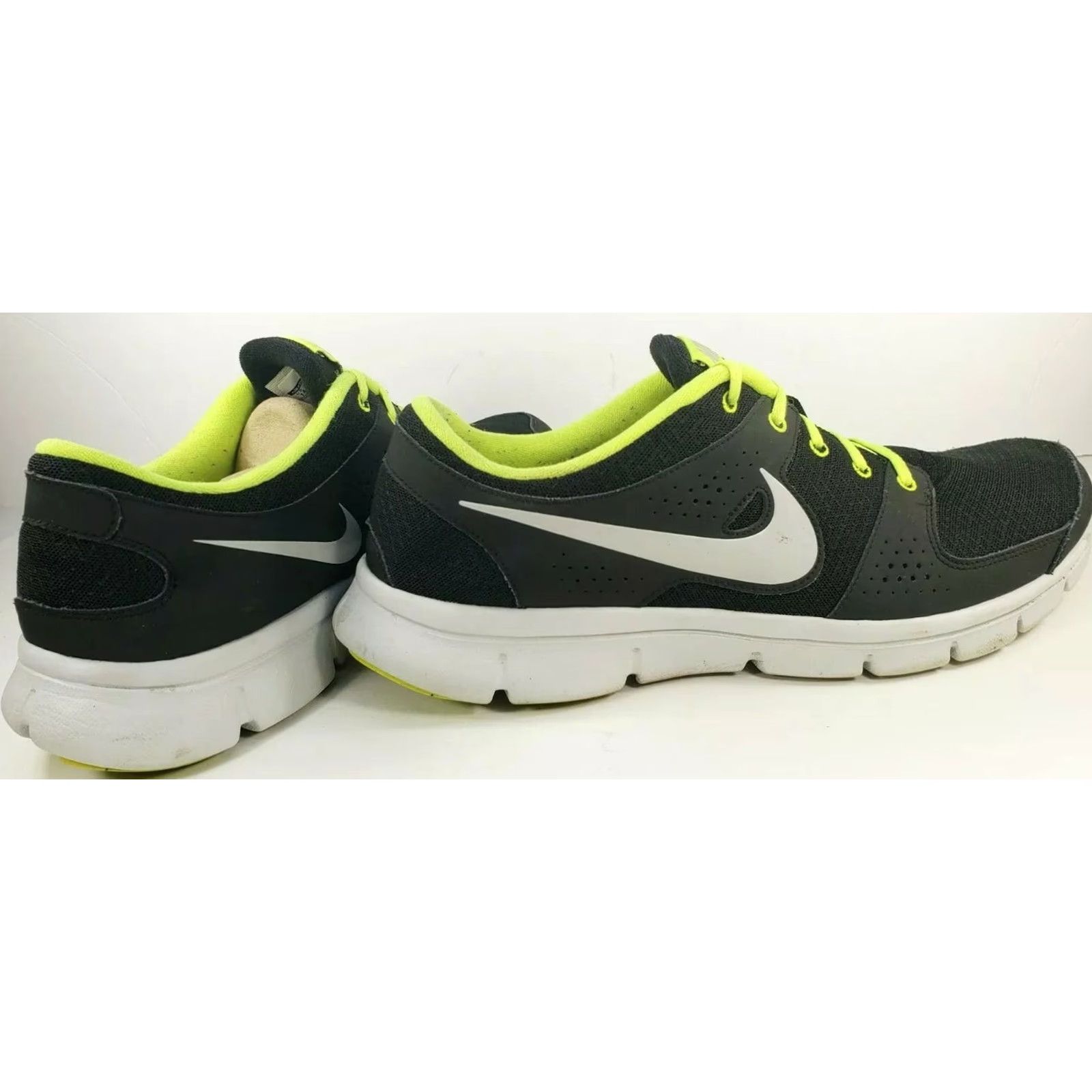 Nike Nike Flex Experience RN Mens Size 14M Neon Green Black 525762-004 Nike Flex Running Shoes Mens 14M Black and green neon Size US 14 / EU 47 - 6 Thumbnail