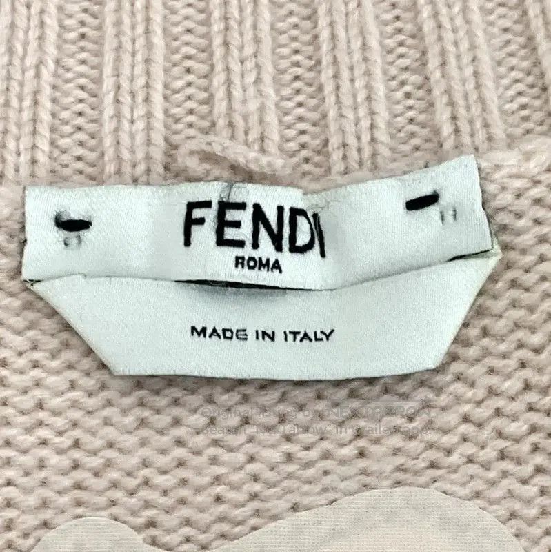 Fendi Fendi Beige Cashmere Knit Sweater . Size M / US 6-8 / IT 42-44 - 6 Thumbnail