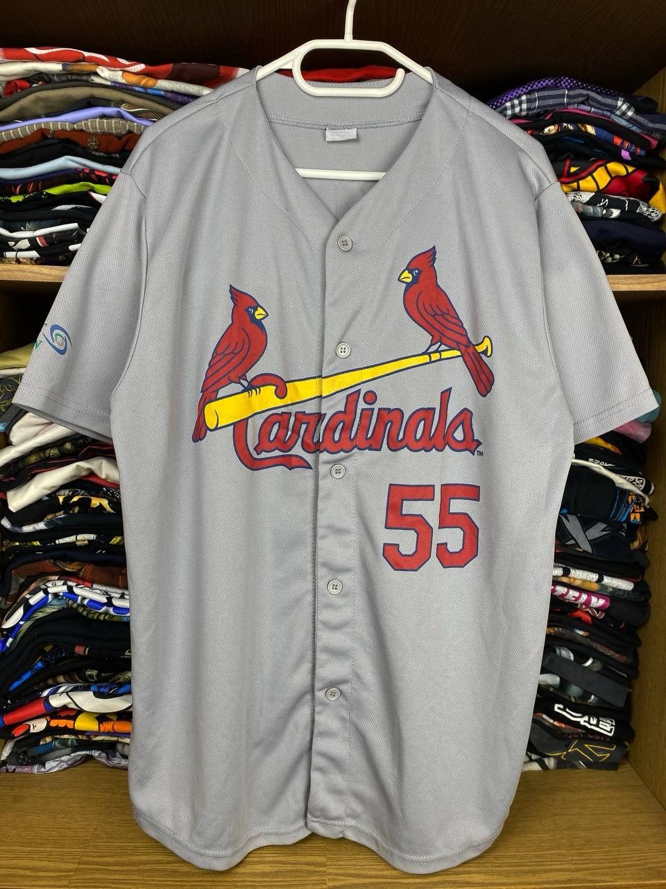 MLB vtg St Louis Cardinals #55 Piscotty Name MLB Jersey Size US XL / EU 56 / 4 - 1 Thumbnail
