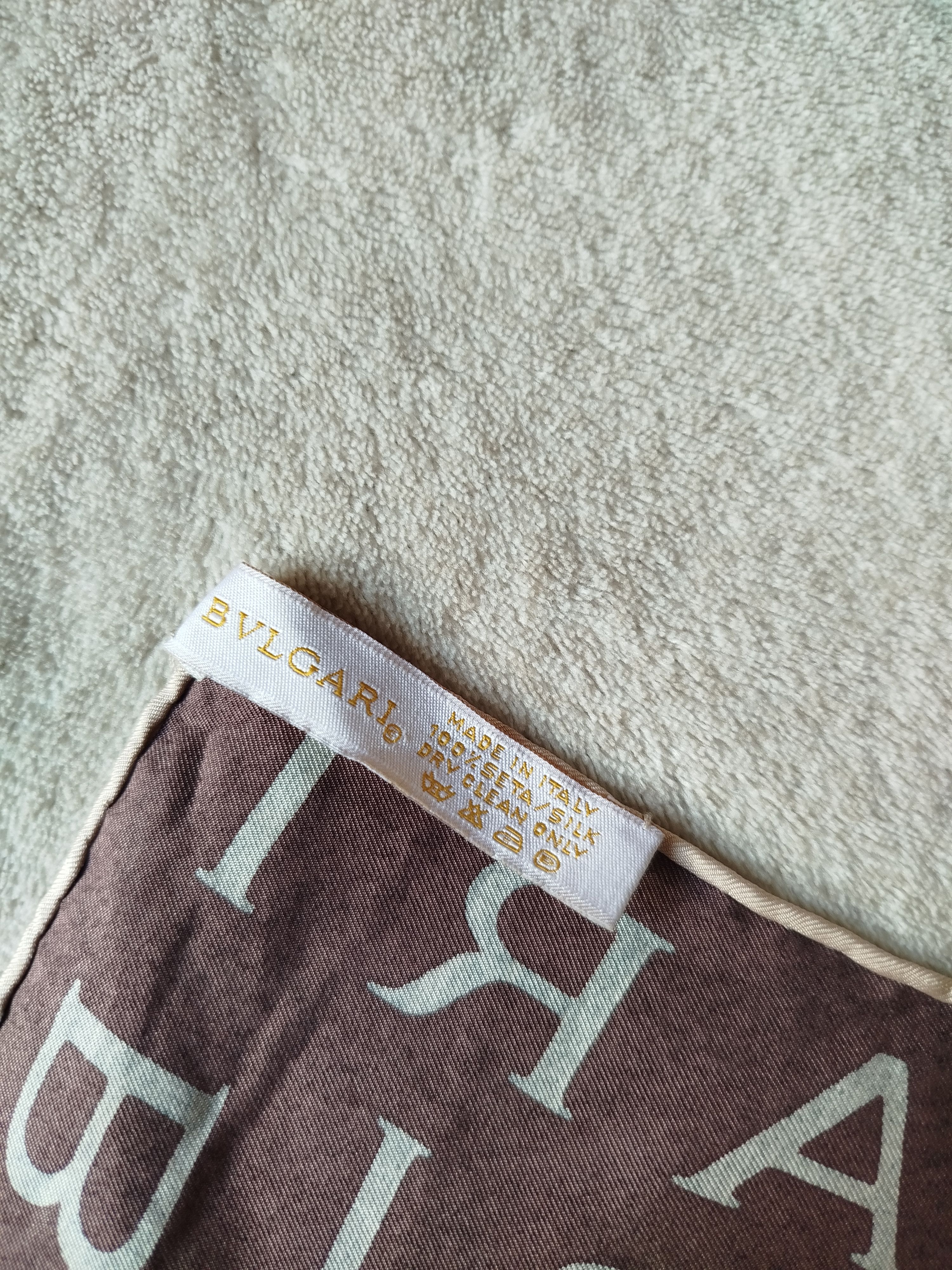 Bvlgari Bvlgari vintage silk scarf Size ONE SIZE - 4 Thumbnail