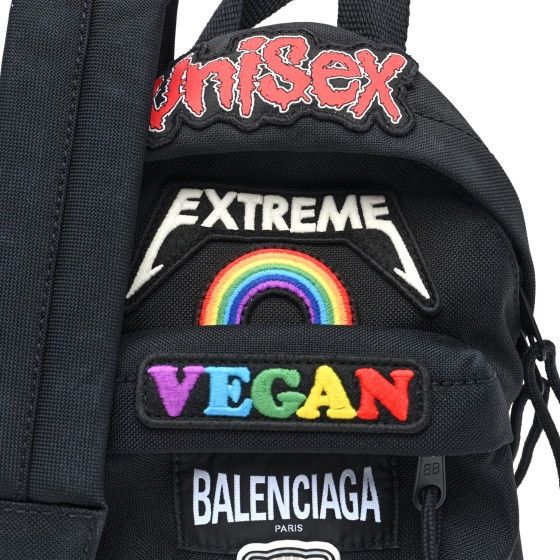 Balenciaga Unisex Extreme Vegan Mini Backpack Size ONE SIZE - 6 Thumbnail