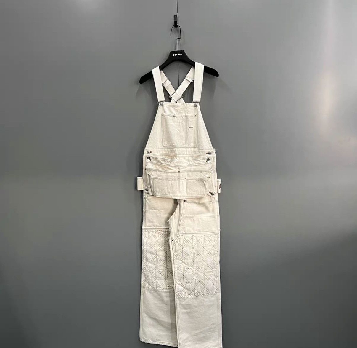 Dior Dior x Denim Tears Solid Color Workwear Denim Overalls J41 Size 36" / US 14 / IT 50 - 1 Thumbnail