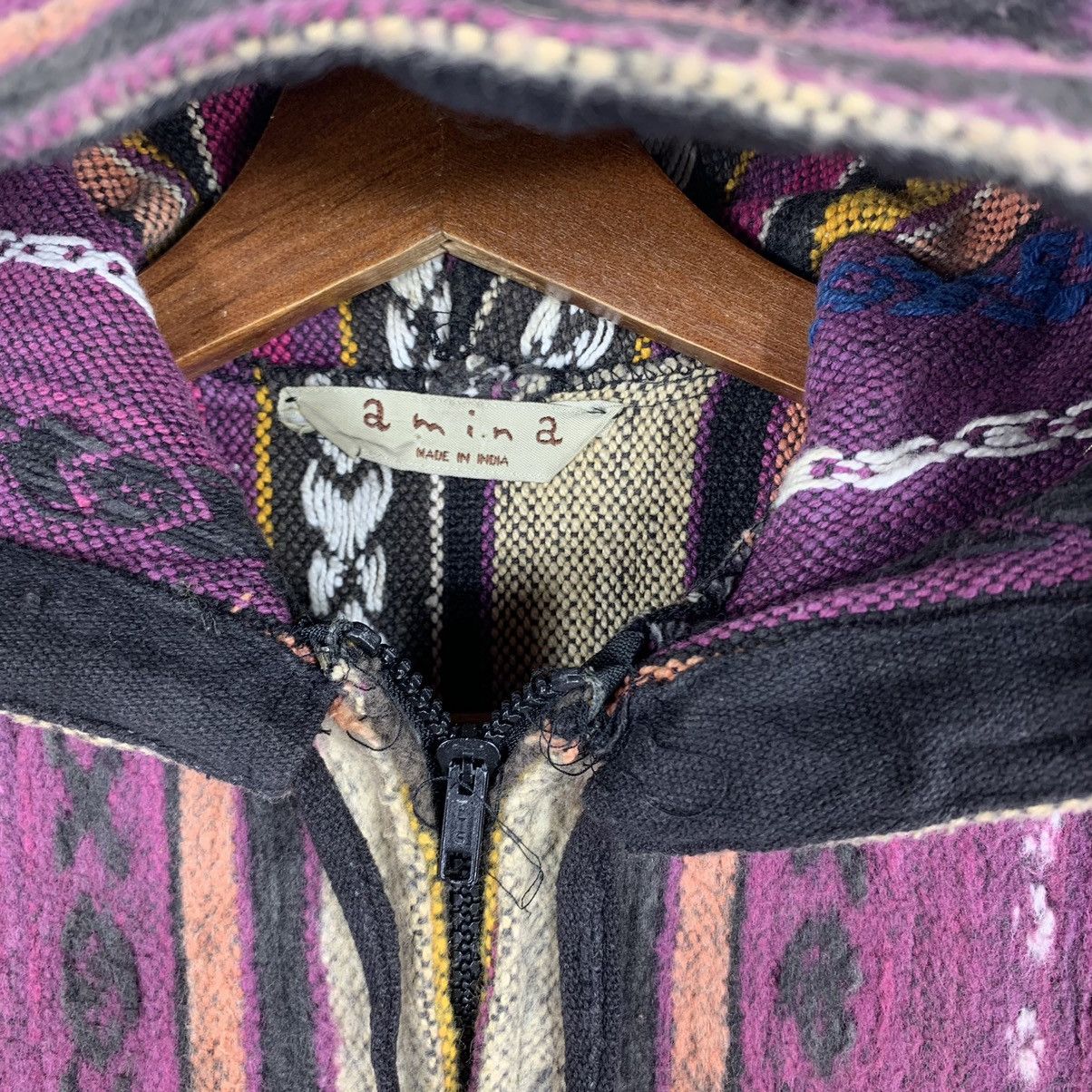 Vintage VINTAGE AMINA DENIM CANVAS ZIPPER HOODIE JACKET Size US M / EU 48-50 / 2 - 6 Thumbnail