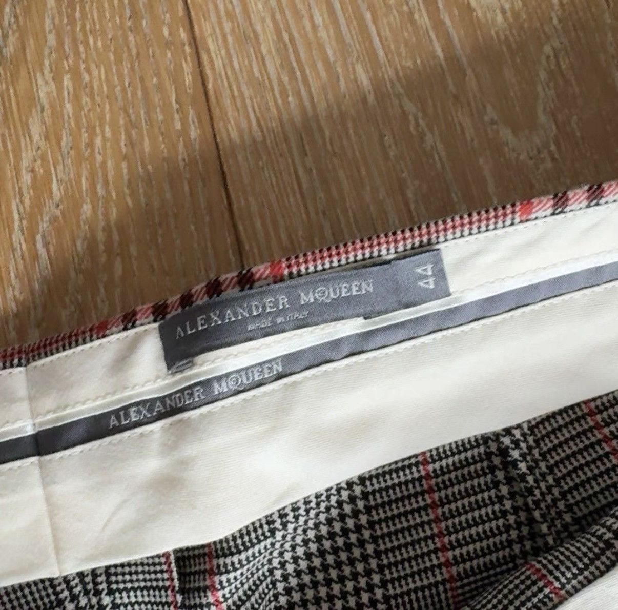 Alexander McQueen Alexander McQueen Checkered Trousers Size US 30 / EU 46 - 6 Thumbnail