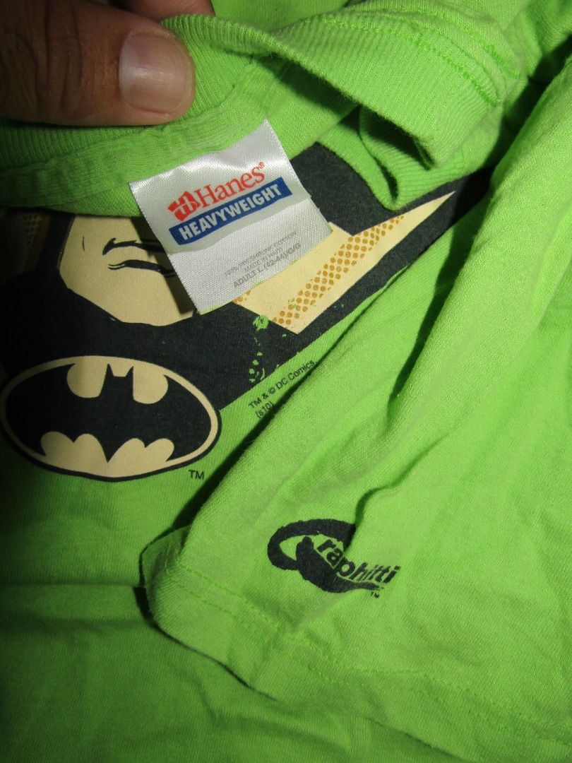 DC Comics × Hanes RARE Y2K BATMAN DC COMIC BY GRAPHITTI T-SHIRT Size US L / EU 52-54 / 3 - 2 Thumbnail