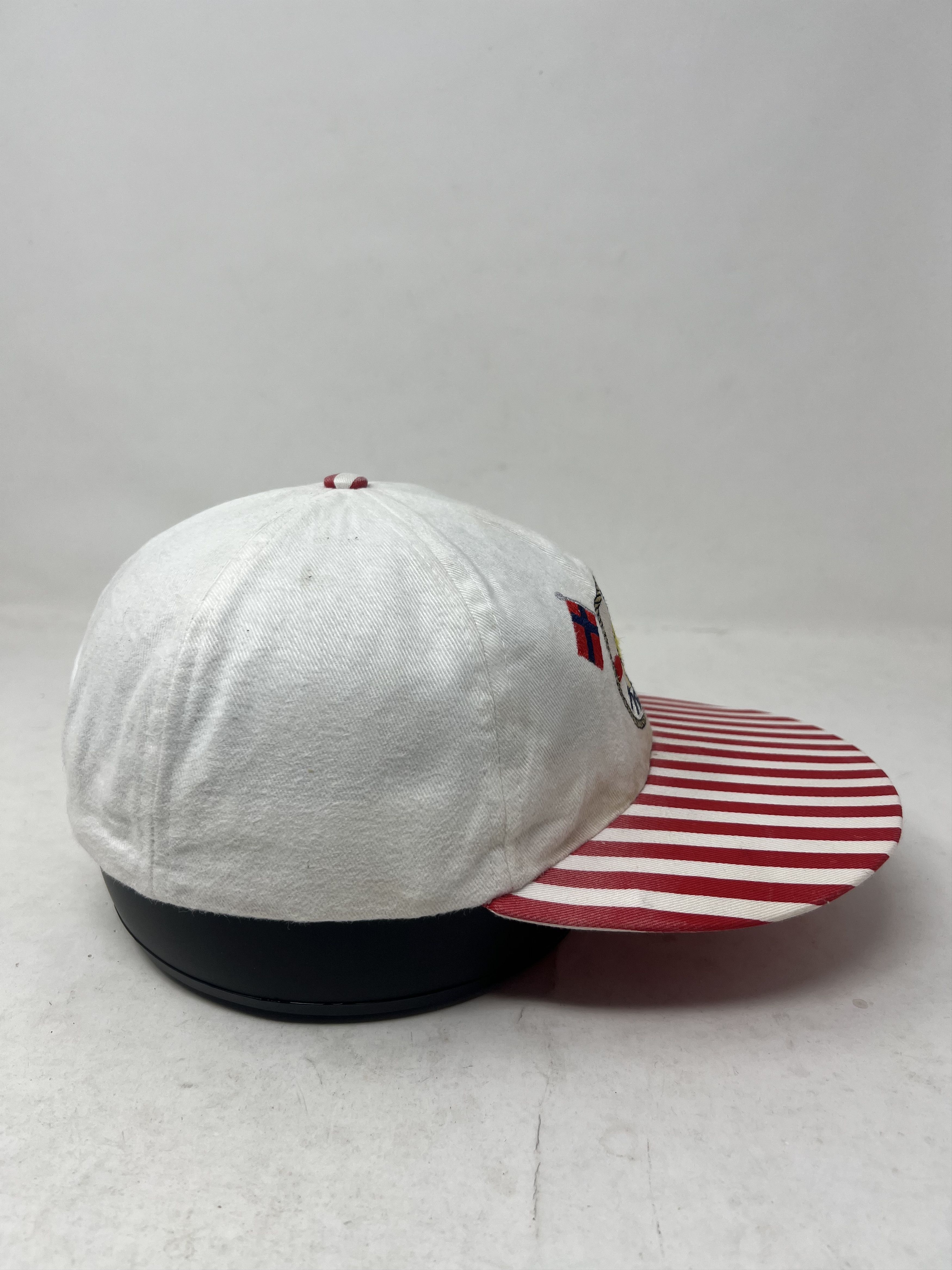 Vintage Vintage Looney Tunes Tweety Bird Striped Brim Hat Size ONE SIZE - 4 Thumbnail