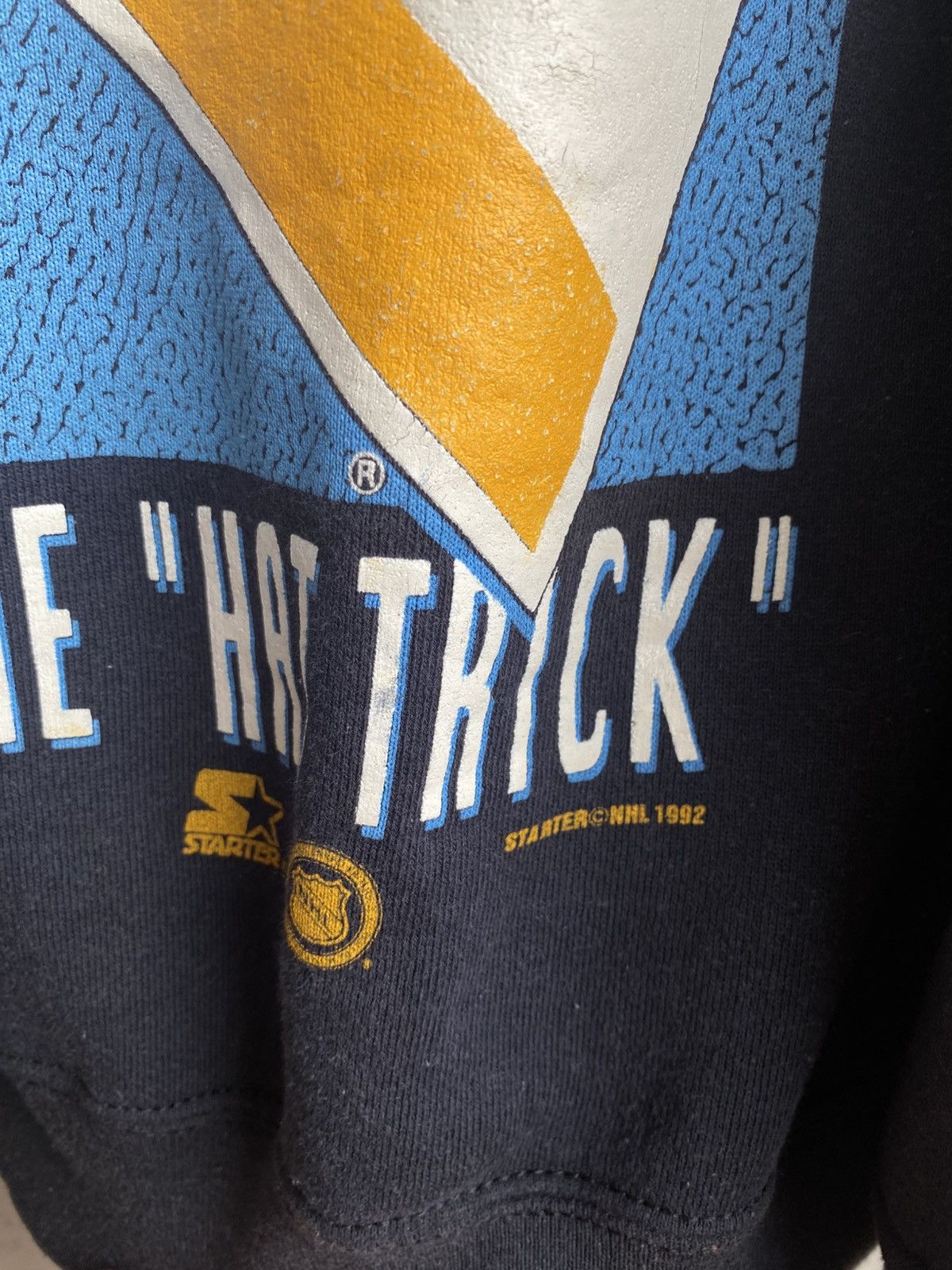 Vintage Distressed Penguins NHL Starter swetshirt
