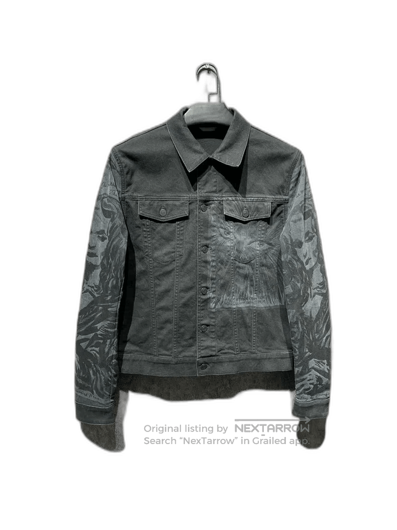 Dior Dior denim jacket with dark graffiti. Size US L / EU 52-54 / 3 - 1 Thumbnail