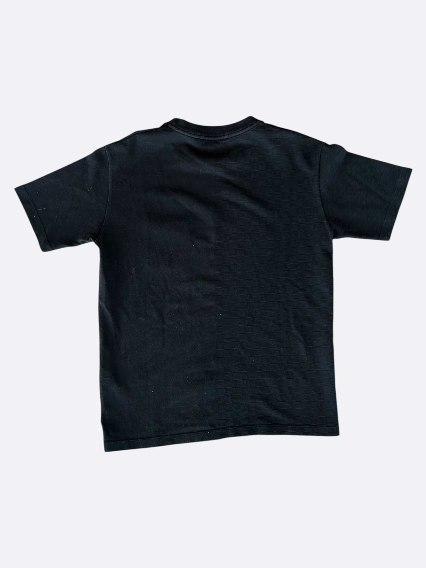 Louis Vuitton Louis Vuitton Black Half Damier Pocket T-Shirt Size US M / EU 48-50 / 2 - 2 Thumbnail
