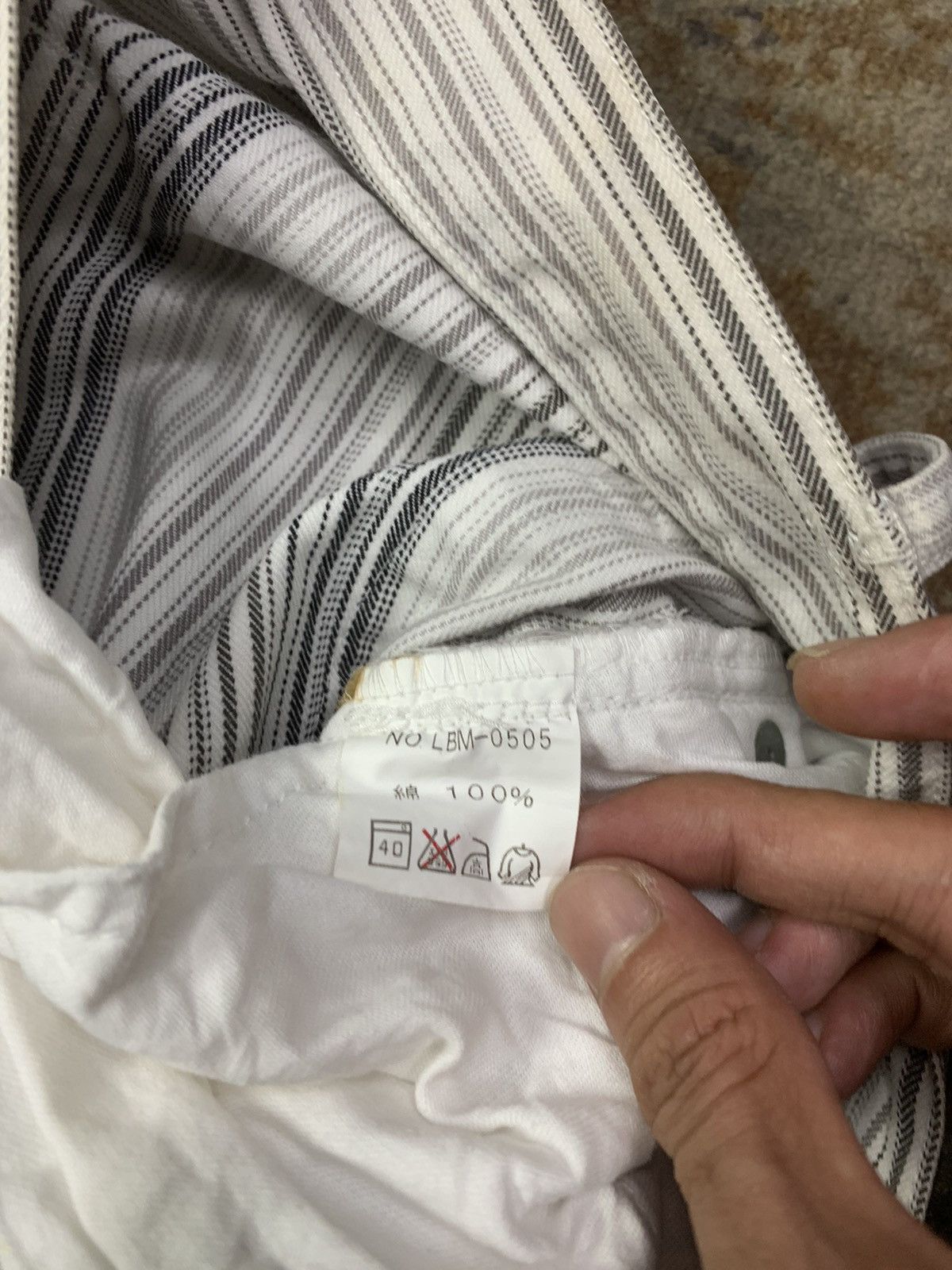 If Six Was Nine × Japanese Brand × semanticdesign Vintage Semantic design stripe style Size US 31 - 8 Thumbnail
