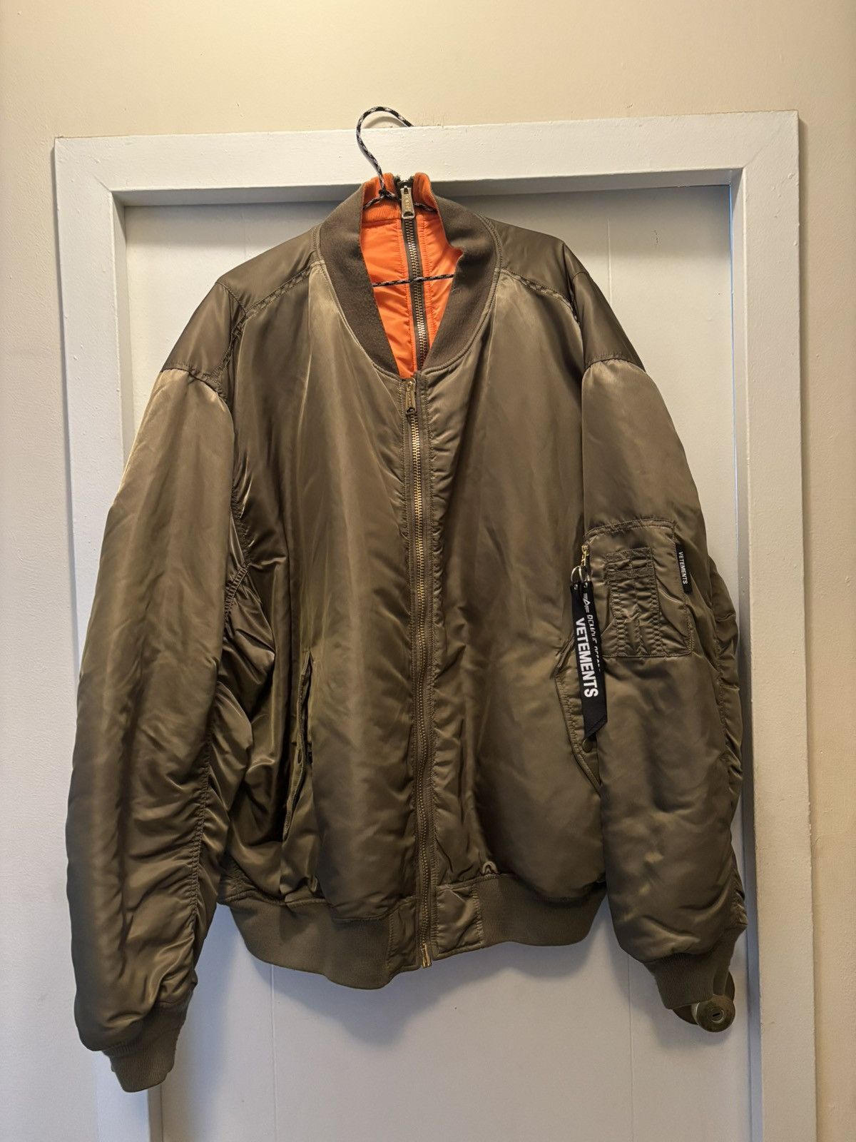 Vetements VETEMENTS REVERSIBLE SPLIT BOMBER Size US L / EU 52-54 / 3 - 1 Thumbnail